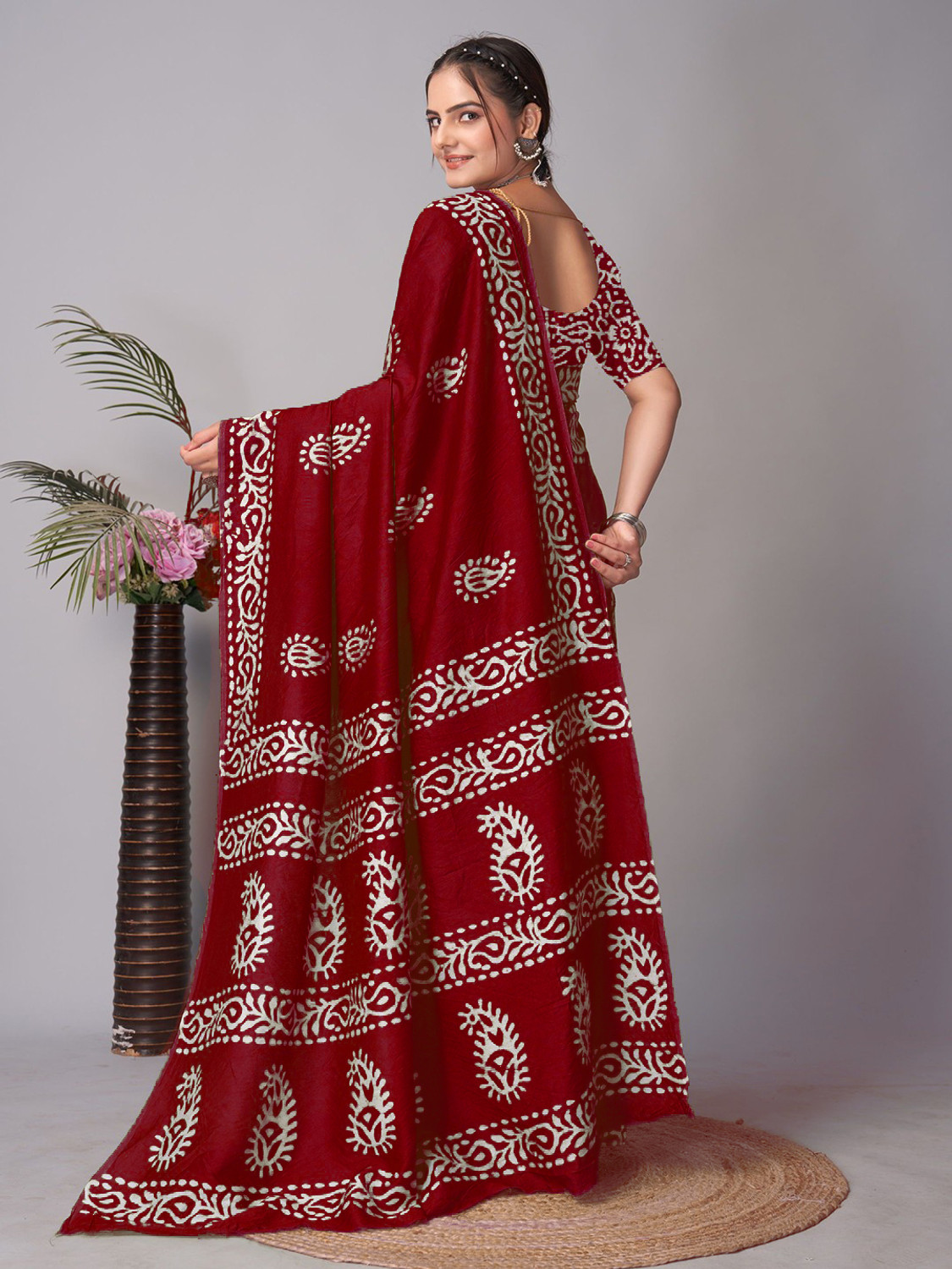 Image of kiaan fashion Printed Bollywood Pure Cotton Saree
