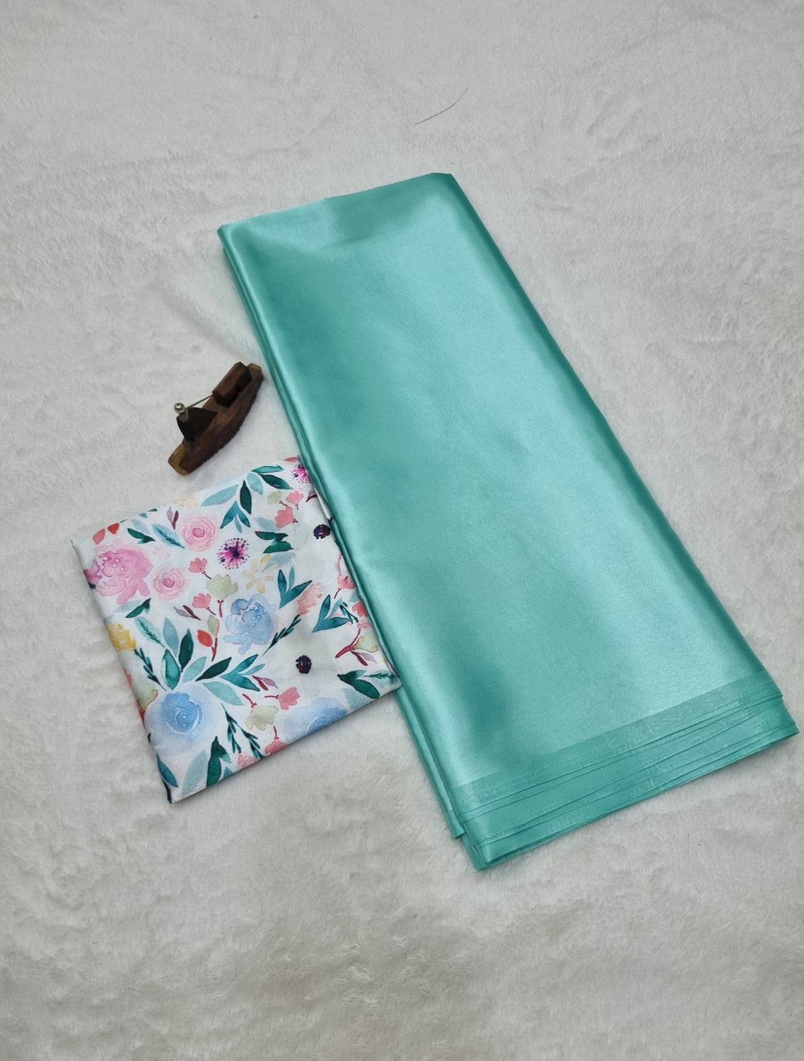 Arpita Fashion Solid/Plain, Self Design, Digital Print Bollywood Satin Saree