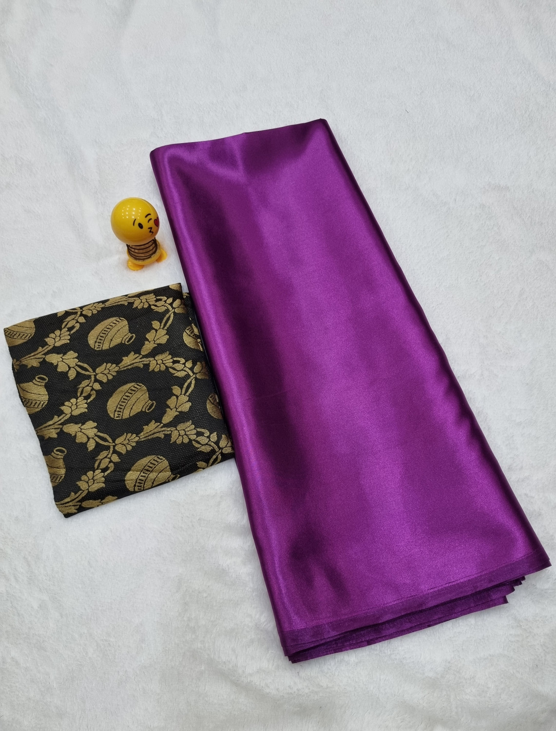 Image of Arpita Fashion Solid /Plain Bollywood Silk Blend Saree