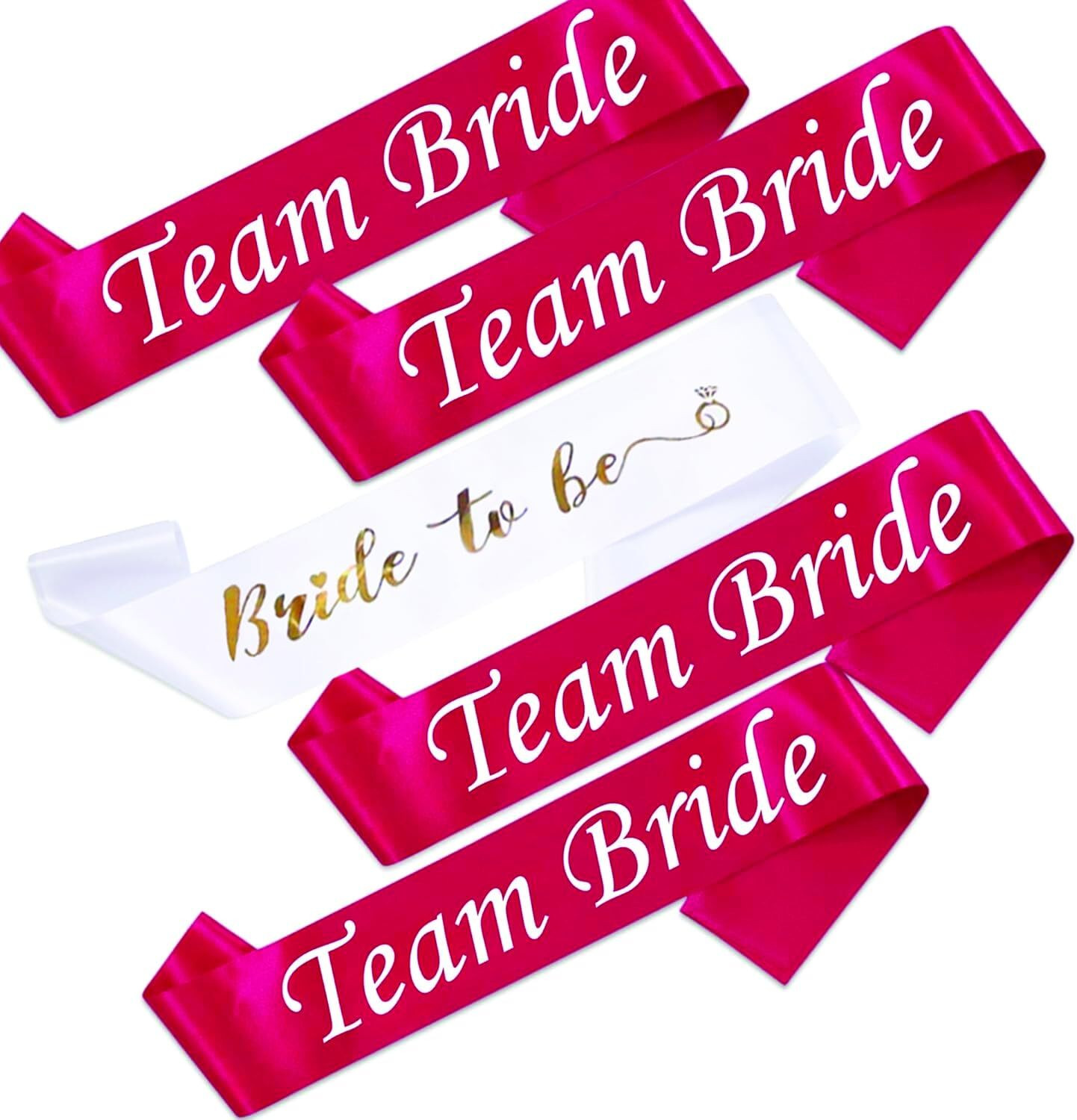 Image of special you Bride to be & Team Bride Sash, Bride to be Props, Bachelorette Party Decorations