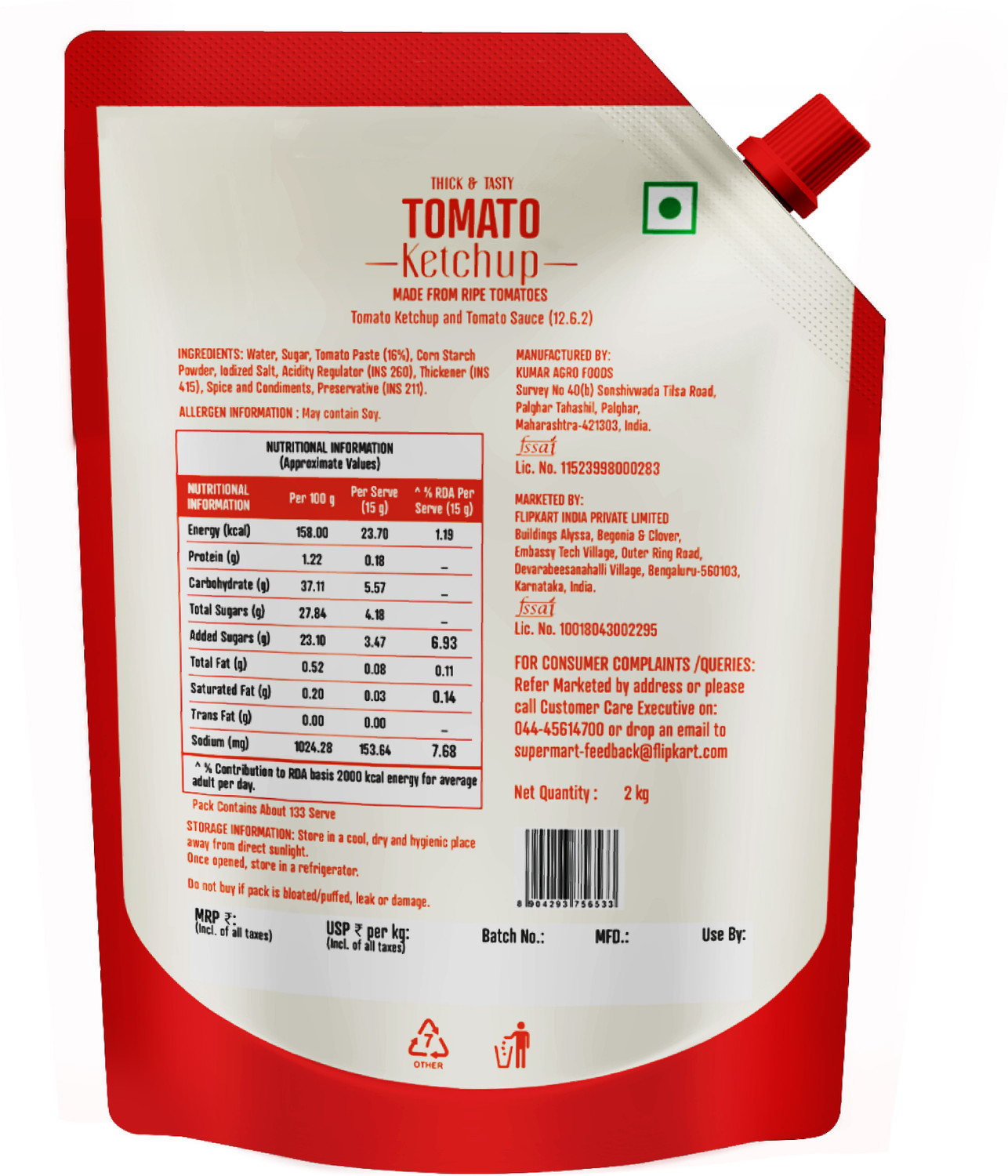 Image of Delish Tomato Ketchup