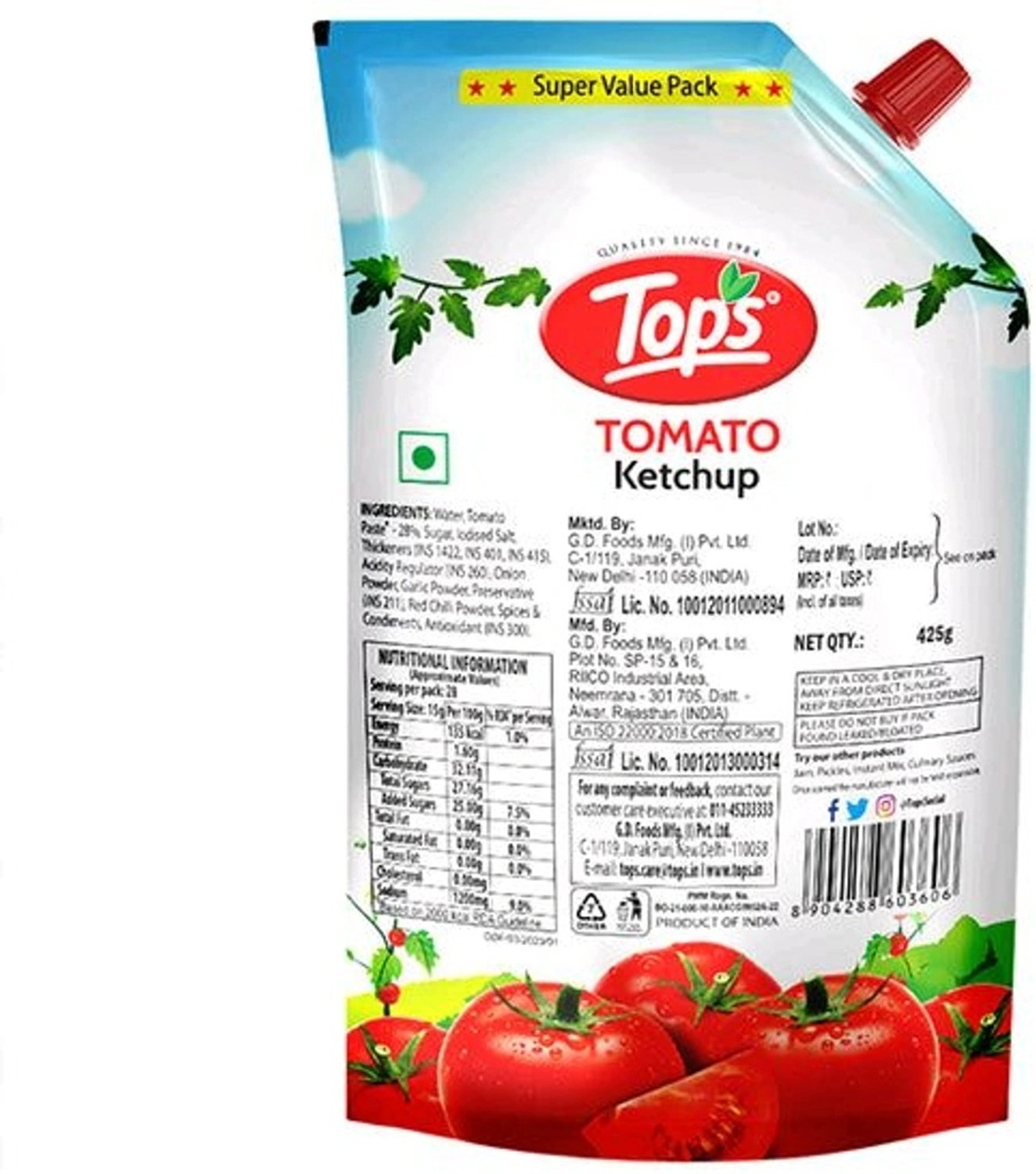 Image of Tops Tomato Ketchup