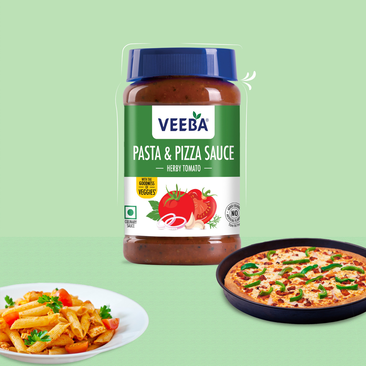 Image of VEEBA Pasta & Pizza Herby Tomato Sauce