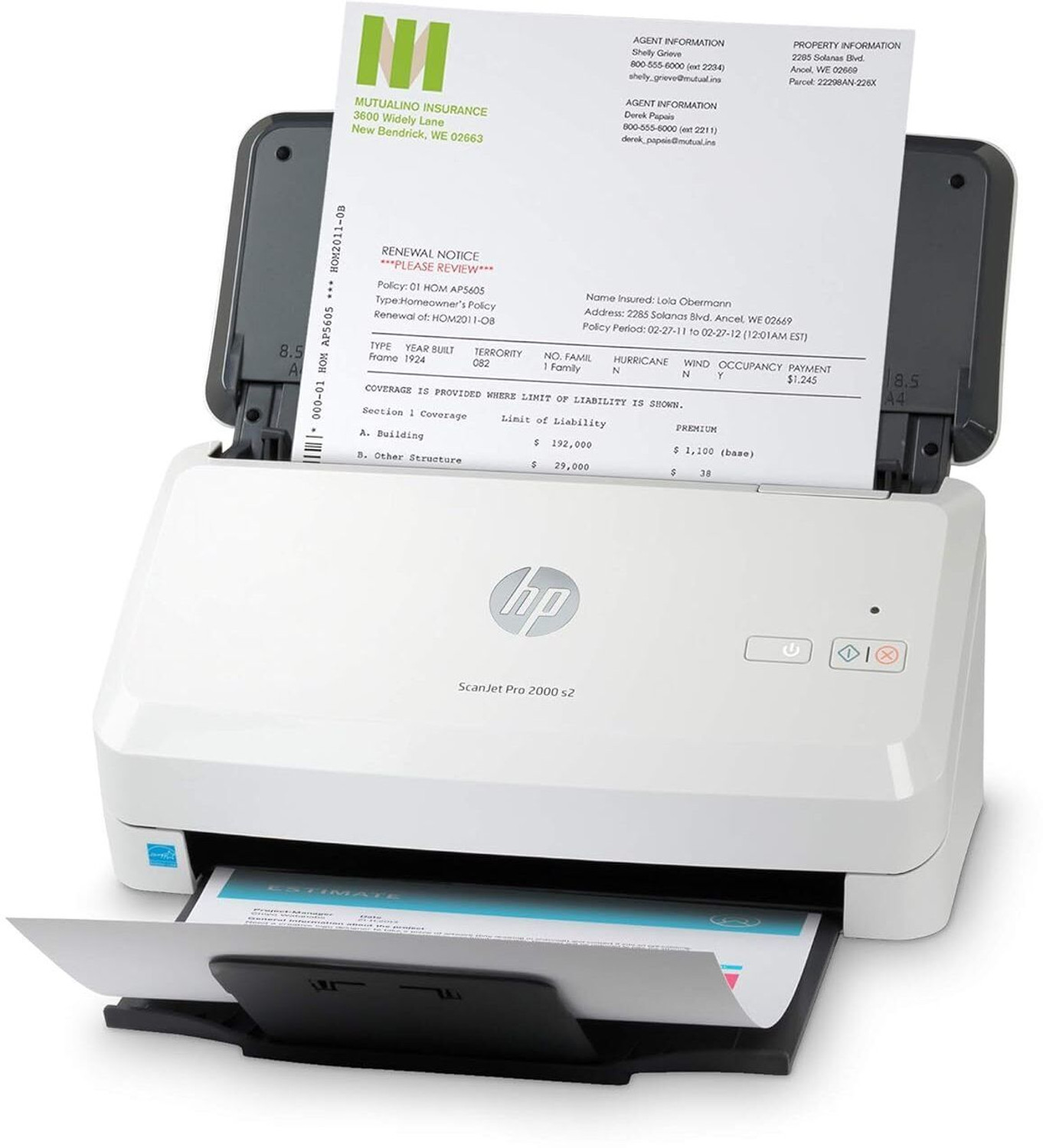Image of HP ScanJet Pro 2000 s2 Sheet-feed Scanner ScanJet Pro 2000 s2 Scanner