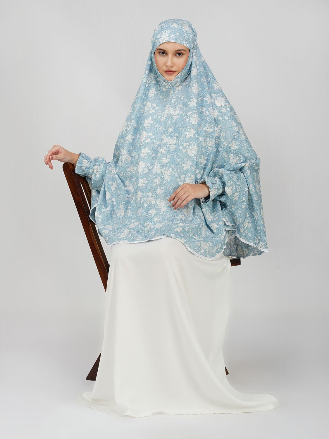 Image of Ana Floral Print Pure Cotton Women Scarf