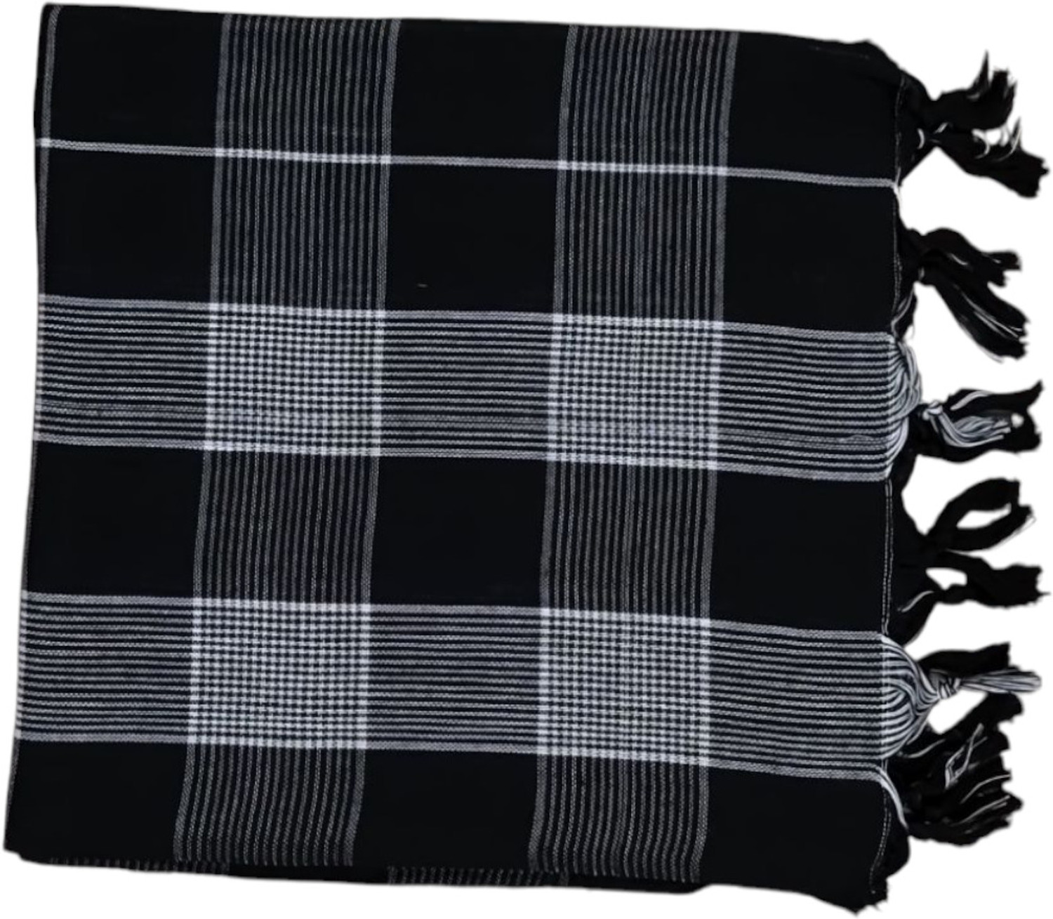 Image of AL SHAMS PRODUCTS Checkered Cotton Blend Men & Women Fancy Scarf, Scarf, Stole