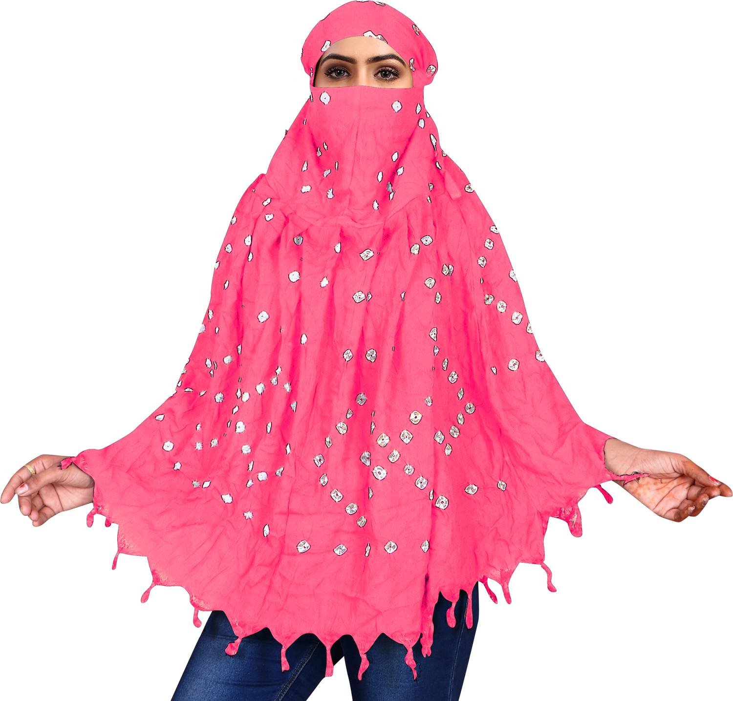 Sixsigma Printed Pure Cotton Women Fancy Scarf