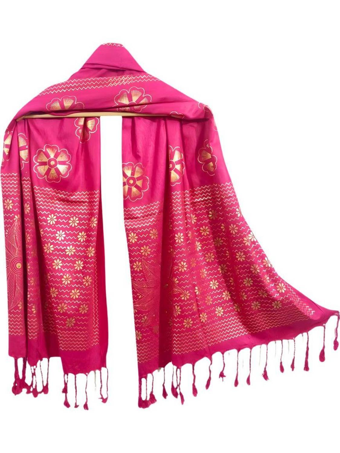 ASRMHANDICRAFTS Printed Rayon Women Fancy Scarf, Stole, Scarf