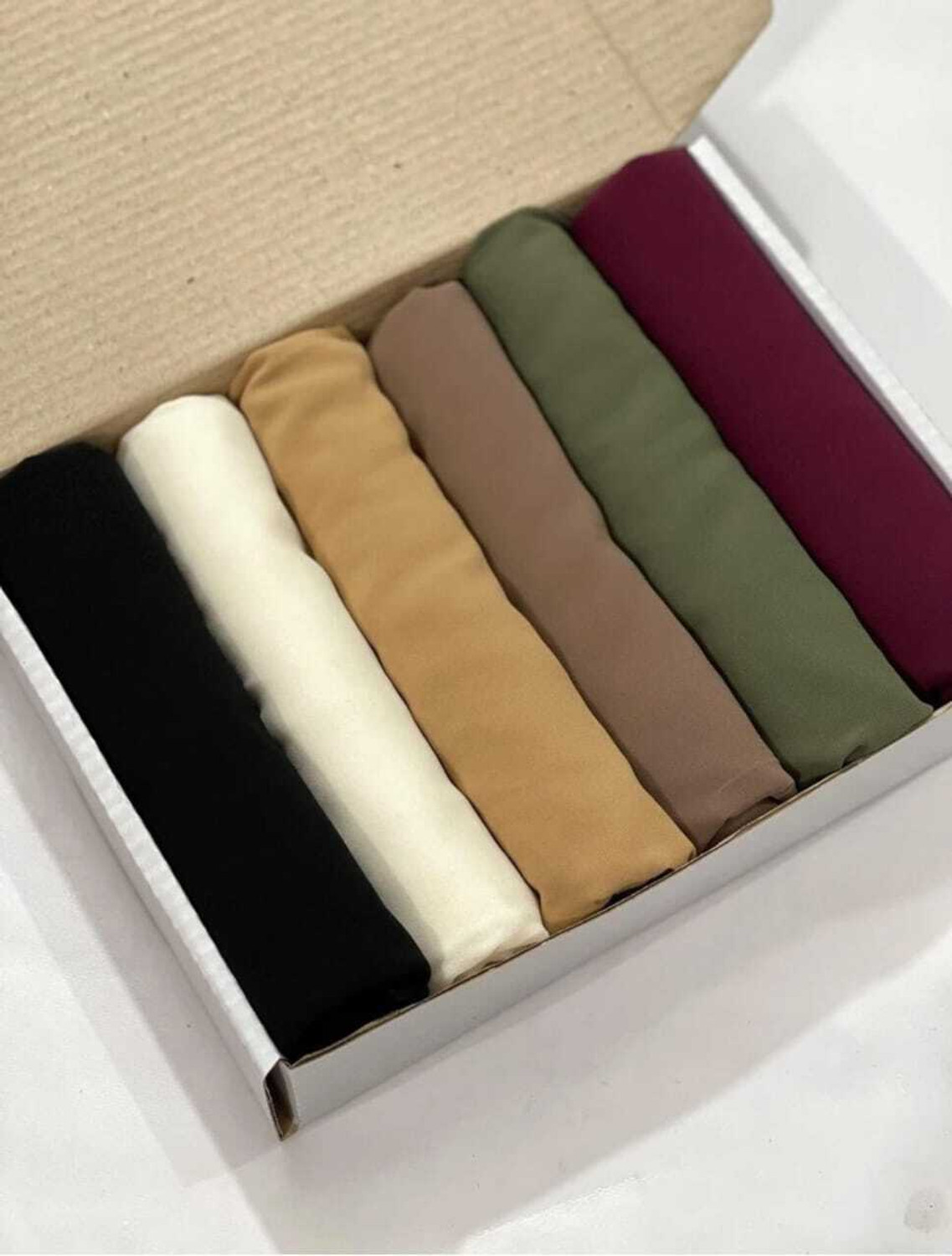 Image of Hijab Solid Georgette Women Bluetooth Scarf, Fancy Scarf, Scarf, Stole