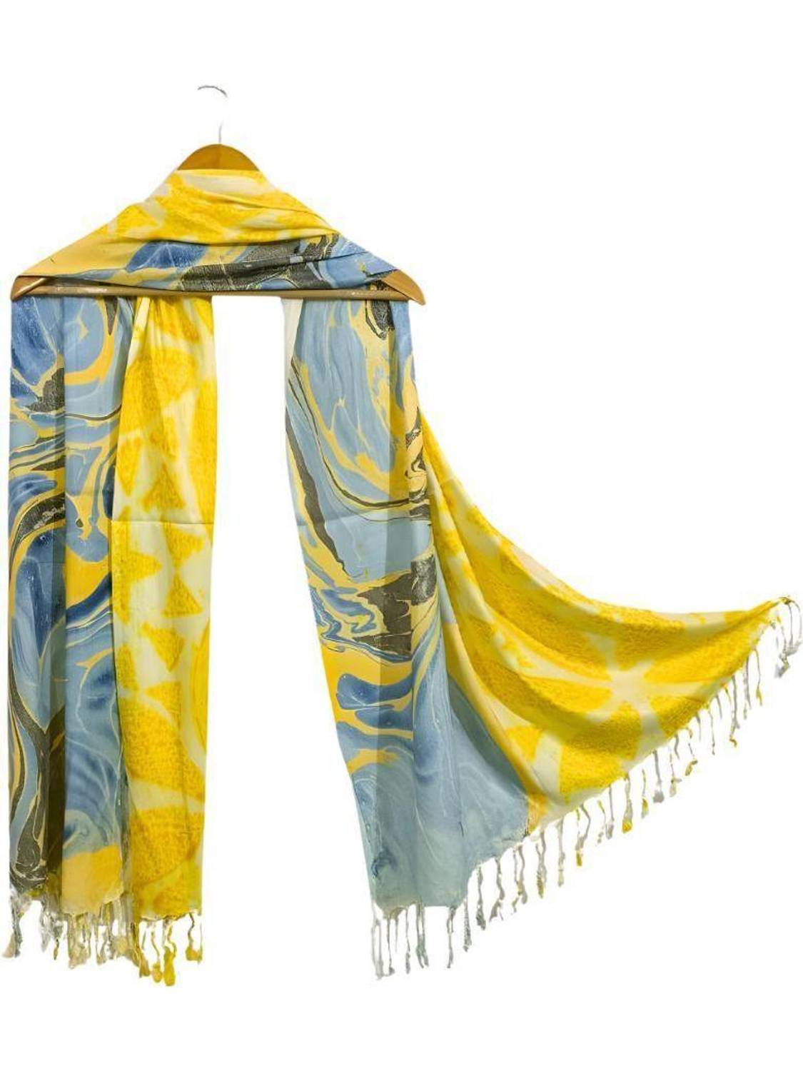 ASRMHANDICRAFTS Printed Rayon Women Fancy Scarf, Scarf, Stole