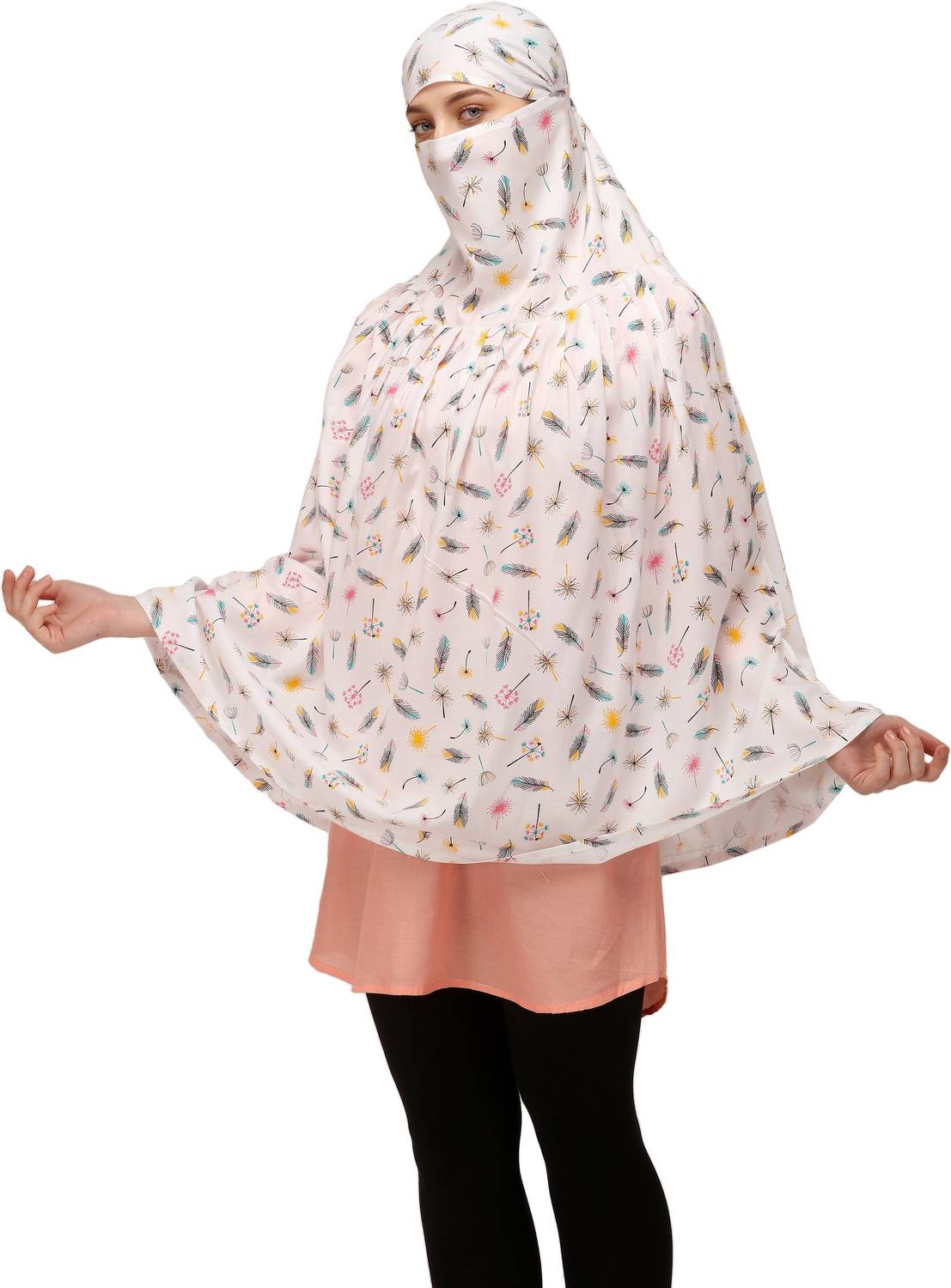 7 Season's Printed Rayon Girls Fancy Scarf