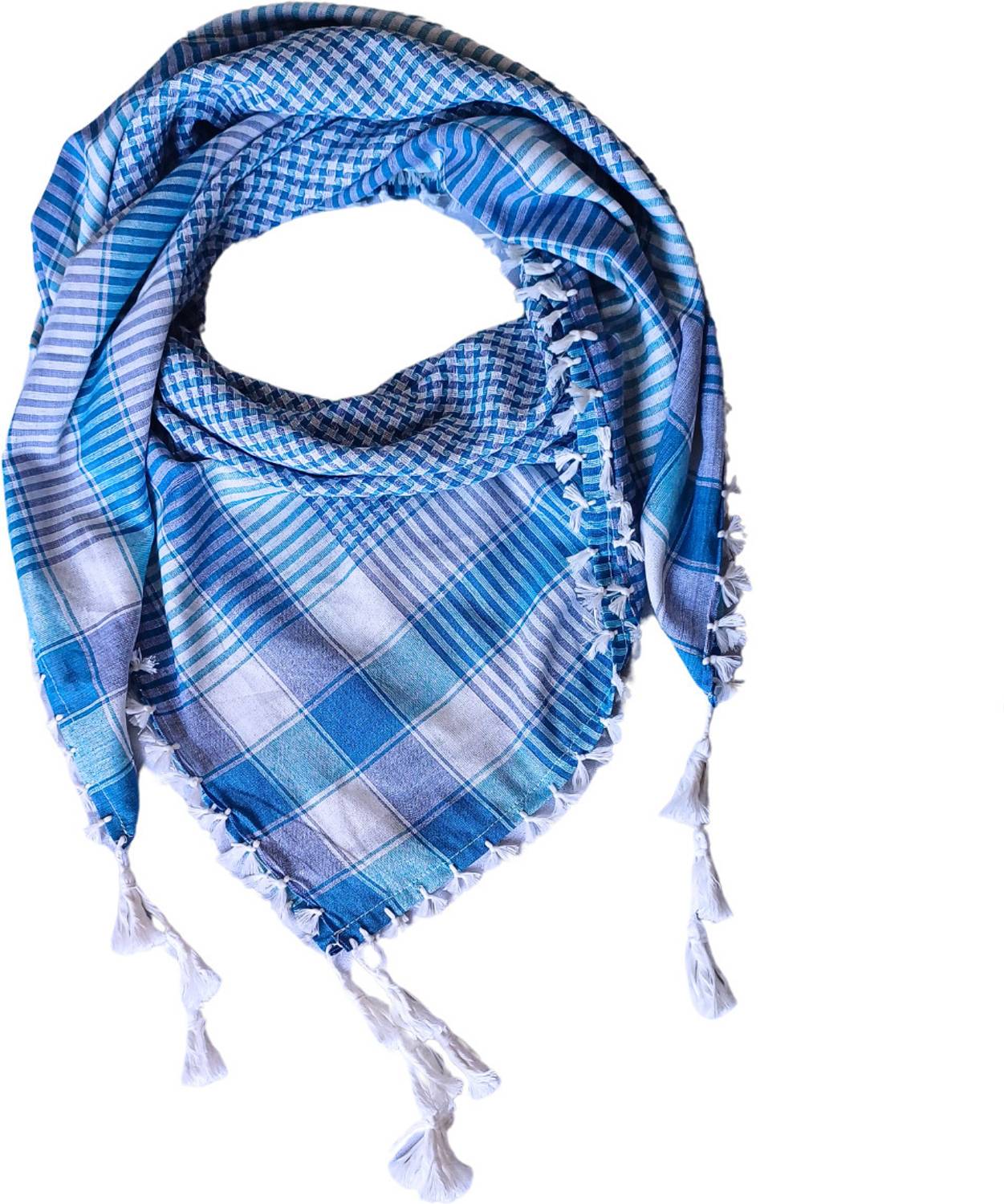Abzura Checkered Cotton Blend Men & Women Scarf, Fancy Scarf
