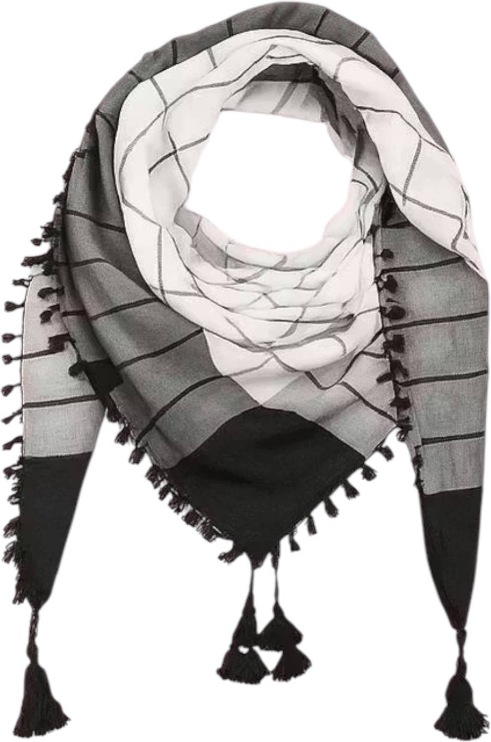 AFSIenterprises Checkered Cotton Blend Men & Women Fancy Scarf, Scarf, Stole