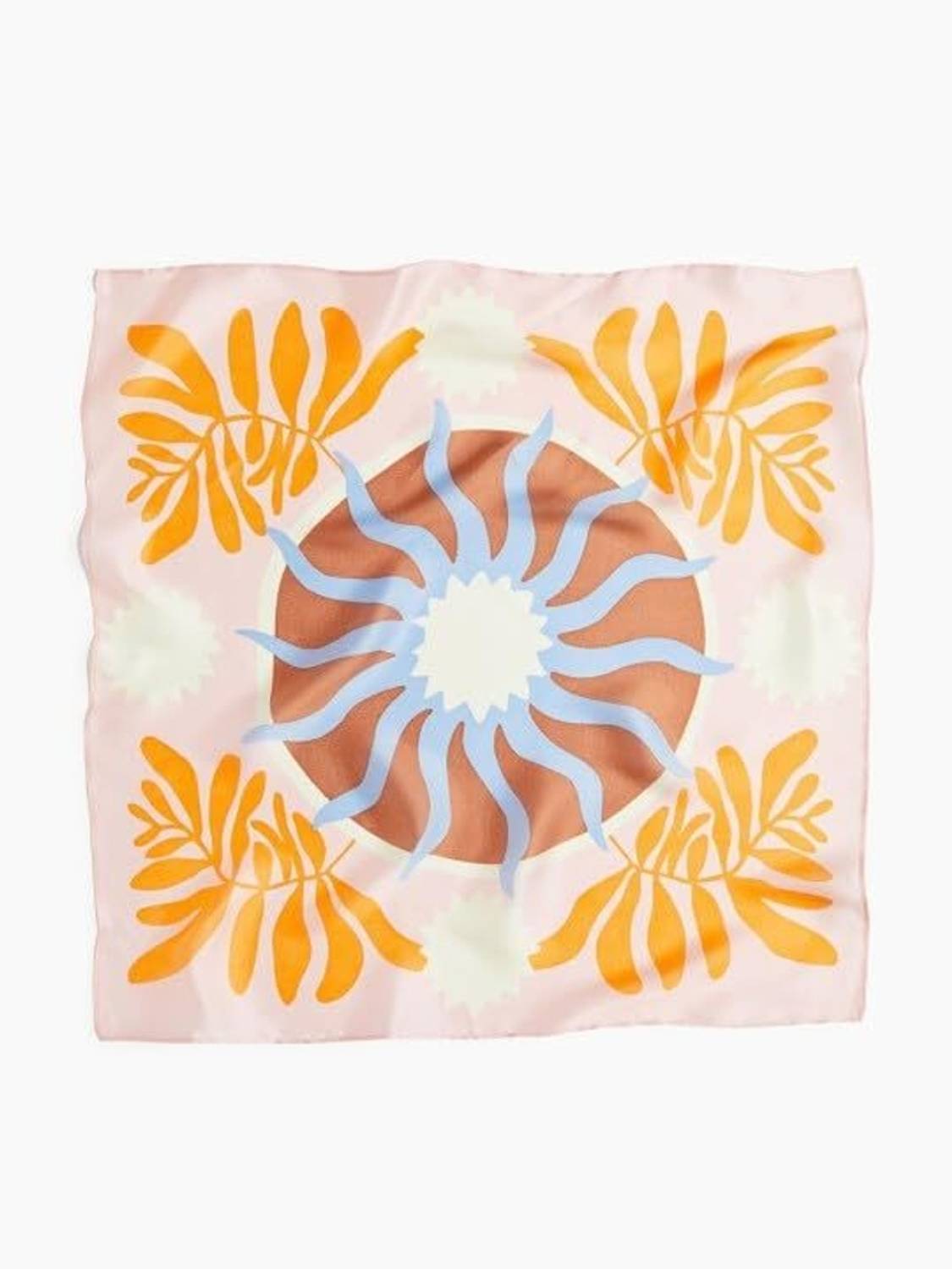 Avante Printed Satin Blend Women Fancy Scarf