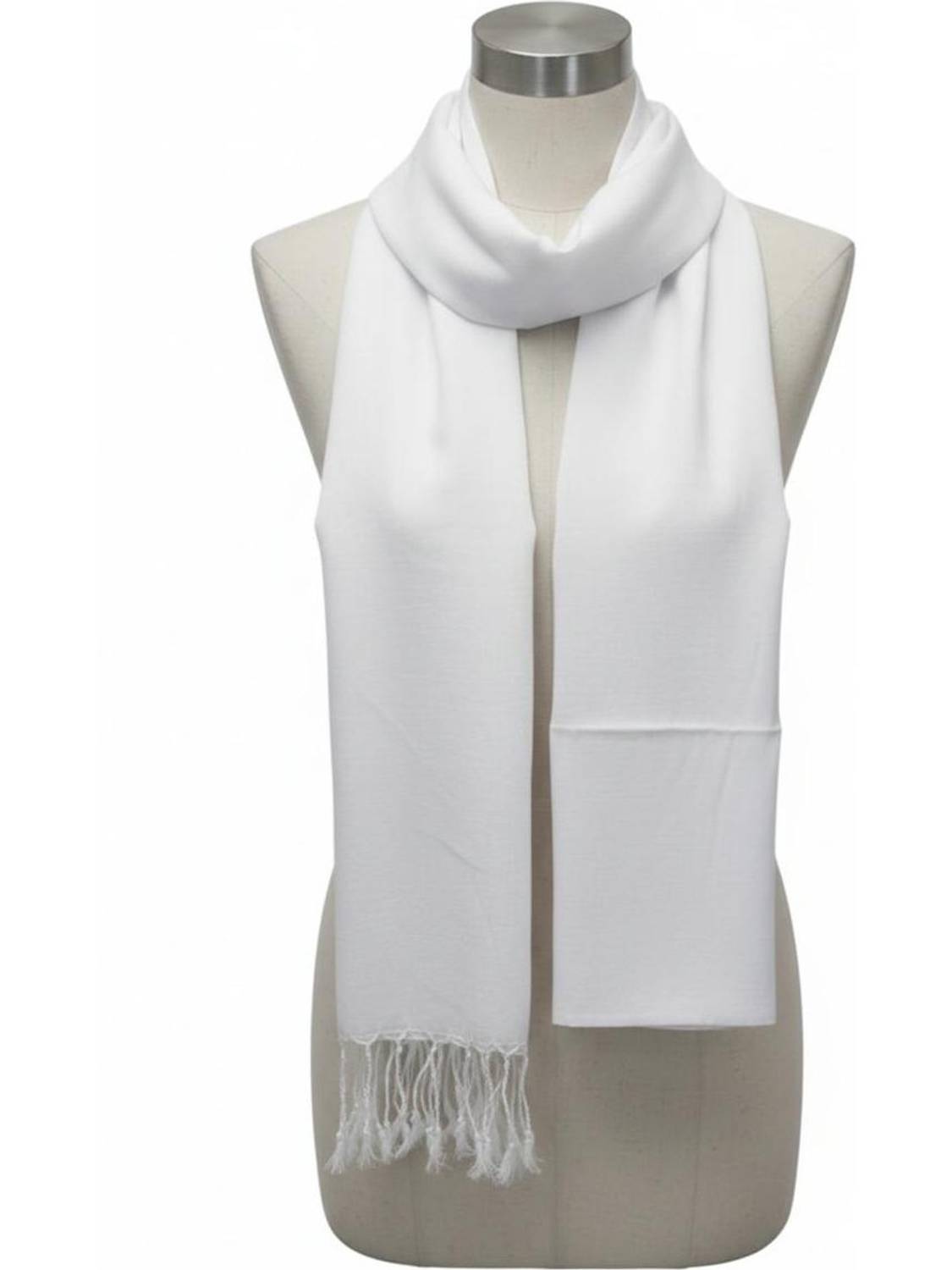 AFSIenterprises Solid Rayon Men & Women Scarf, Stole, Fancy Scarf