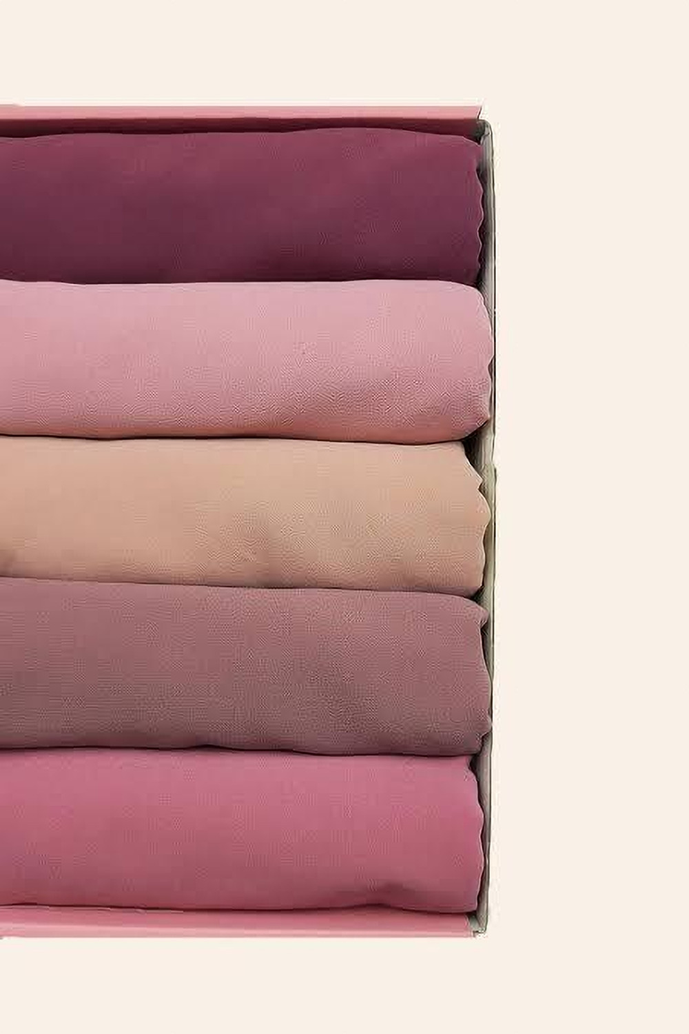 Image of hijabcurl Solid Georgette, Chiffon Women Scarf, Stole