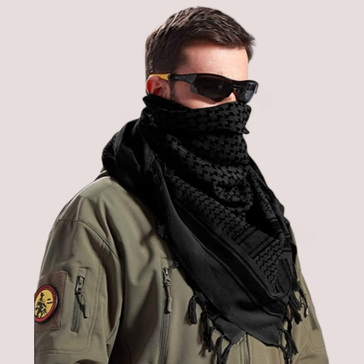 Image of FUIJIN Woven Pure Cotton Men & Women Scarf