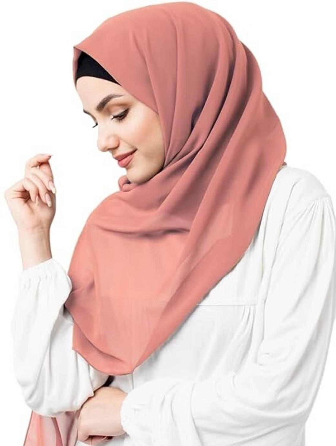 barakath Solid Chiffon Women Scarf