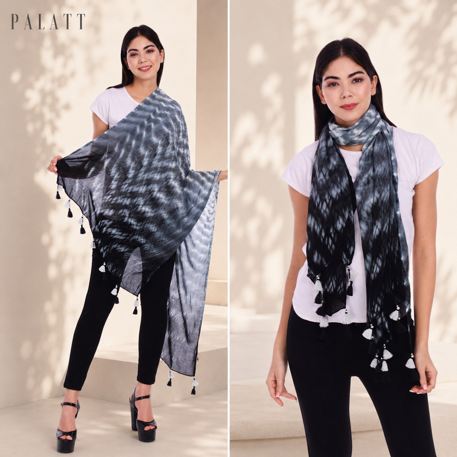 Image of Palatt Printed Viscose Girls Scarf, Stole, Fancy Scarf