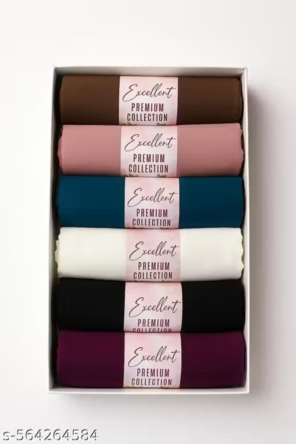 Image of Hijab Solid Georgette Women Fancy Scarf