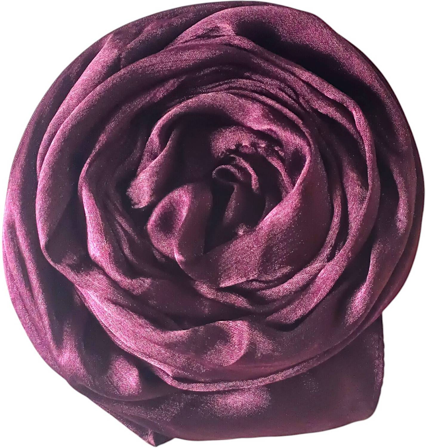 Abzura Solid Satin Blend Women Fancy Scarf