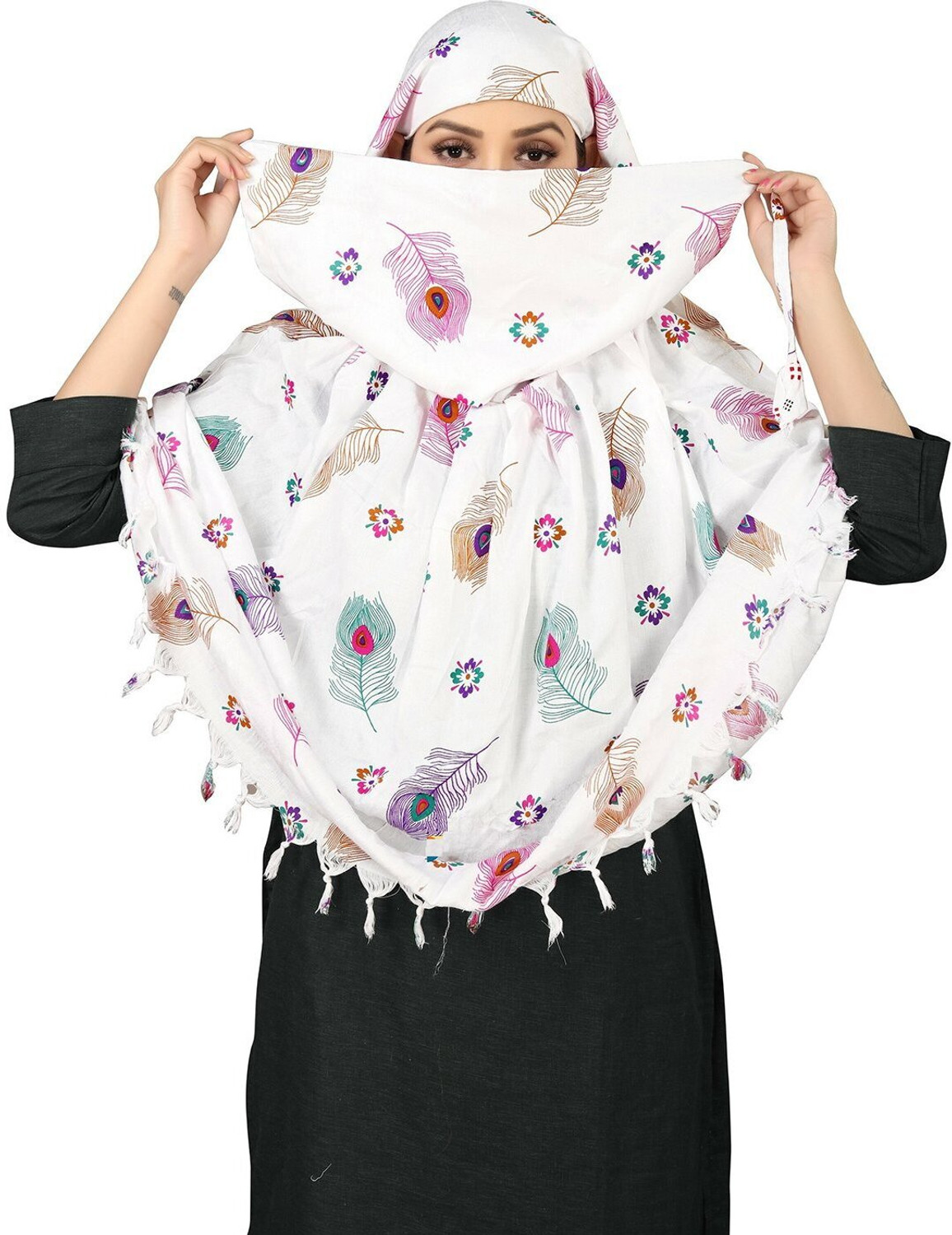 Image of Furuux Enterprise Printed Pure Cotton Women Scarf