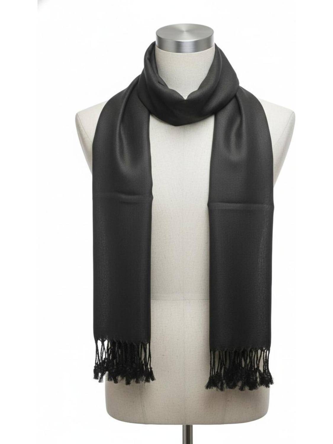 AFSIenterprises Solid Rayon Men & Women Scarf, Stole, Fancy Scarf