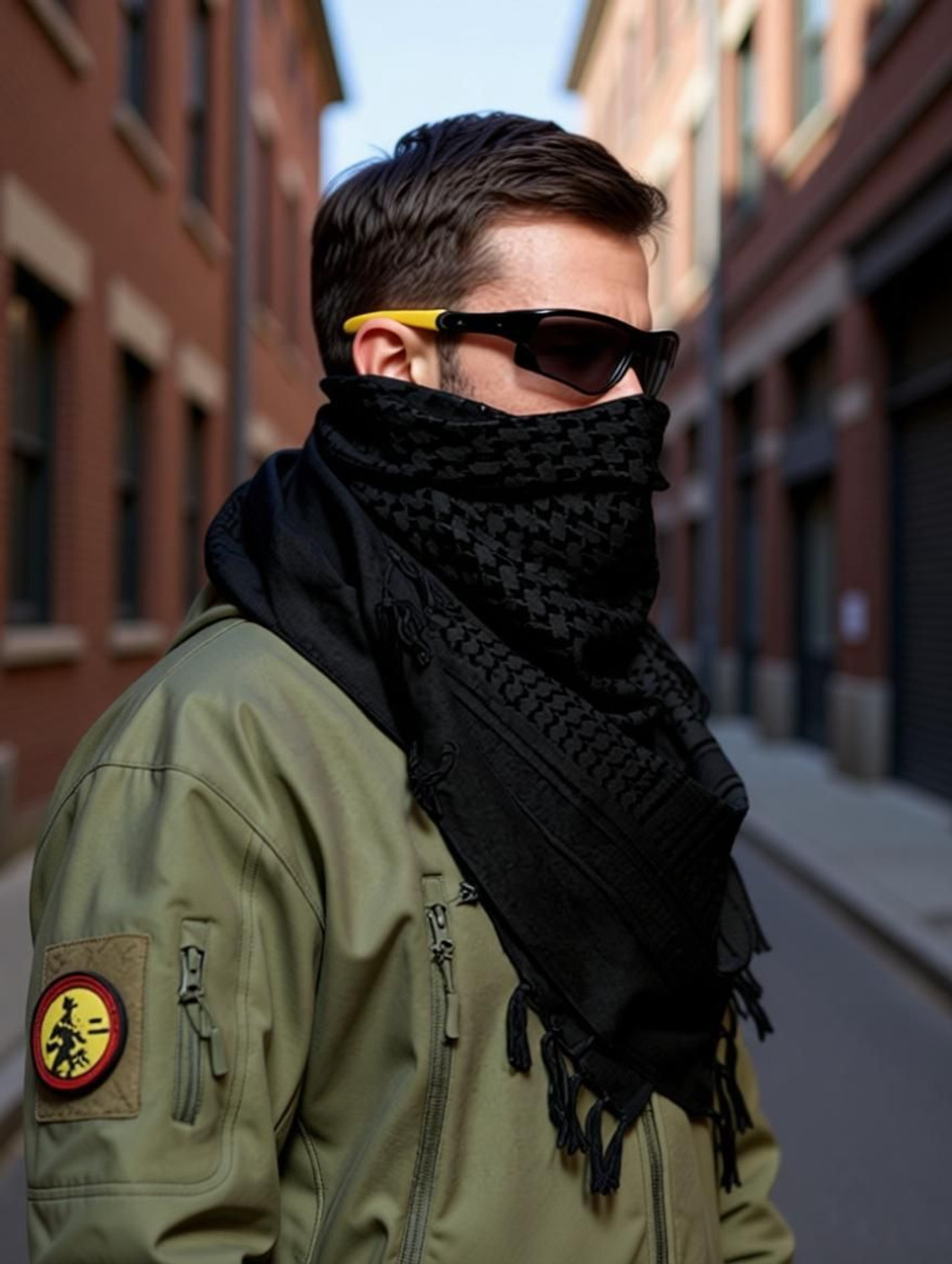Image of FUIJIN Woven Pure Cotton Men & Women Scarf