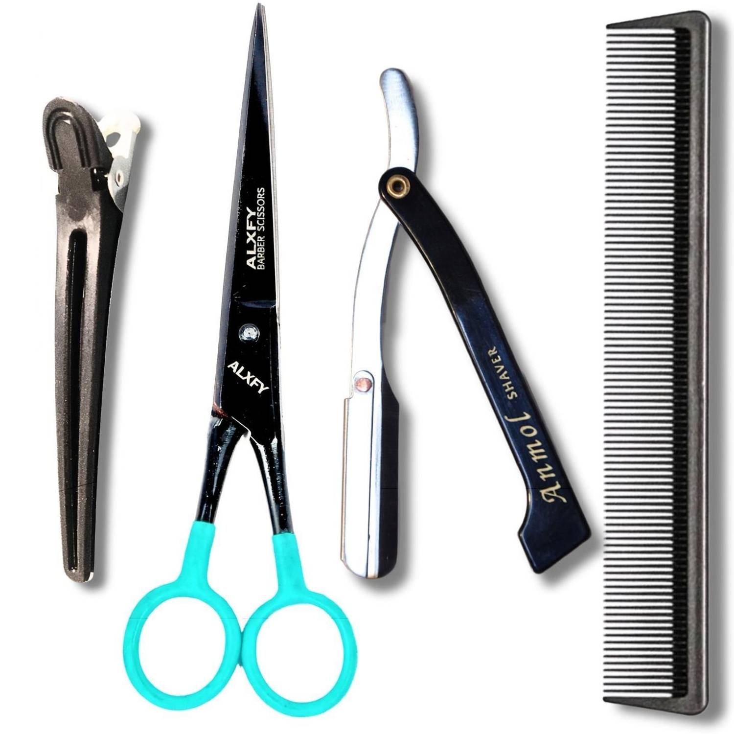 alxfy Salon Scissors Professional Barber Hair Cutting Scissor | for Saloon Combo Kit Scissors