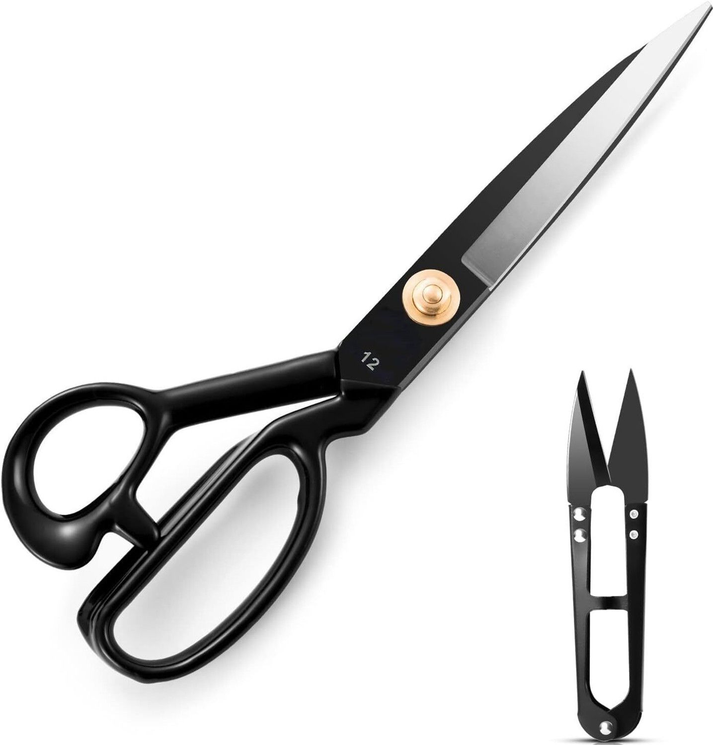 Image of WYKGardenTools Sewing Scissors, 12 Inch Fabric Dressmaking Scissors