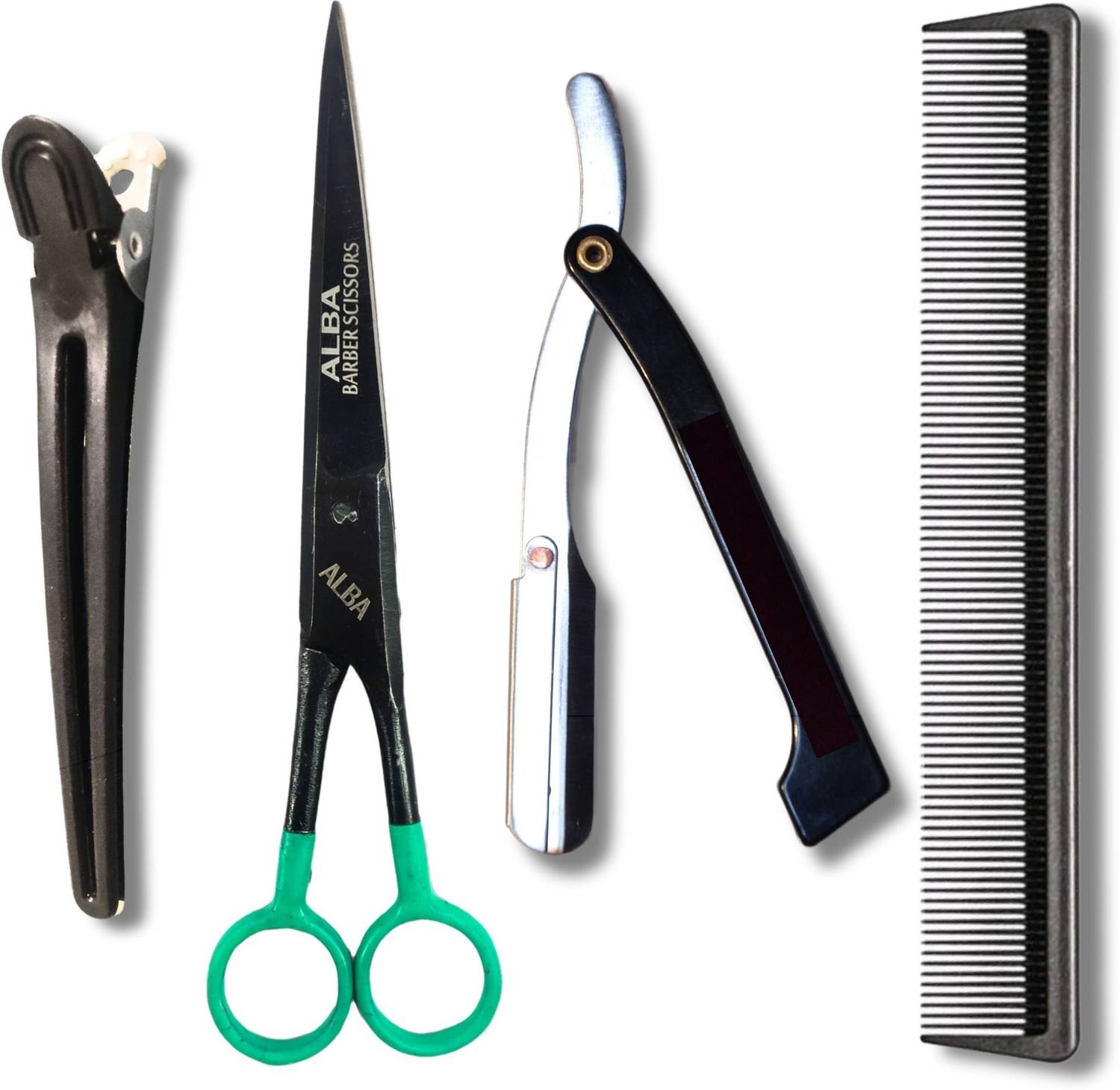 alxfy Salon Scissors Professional Barber/ Hair Cutting Saloon Scissor Combo Kit Scissors