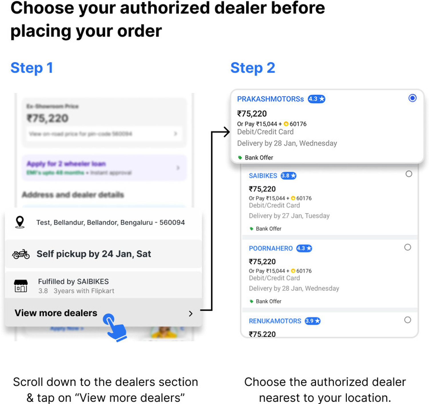 Image of TVS Raider (SSE) Booking for Ex-Showroom Price