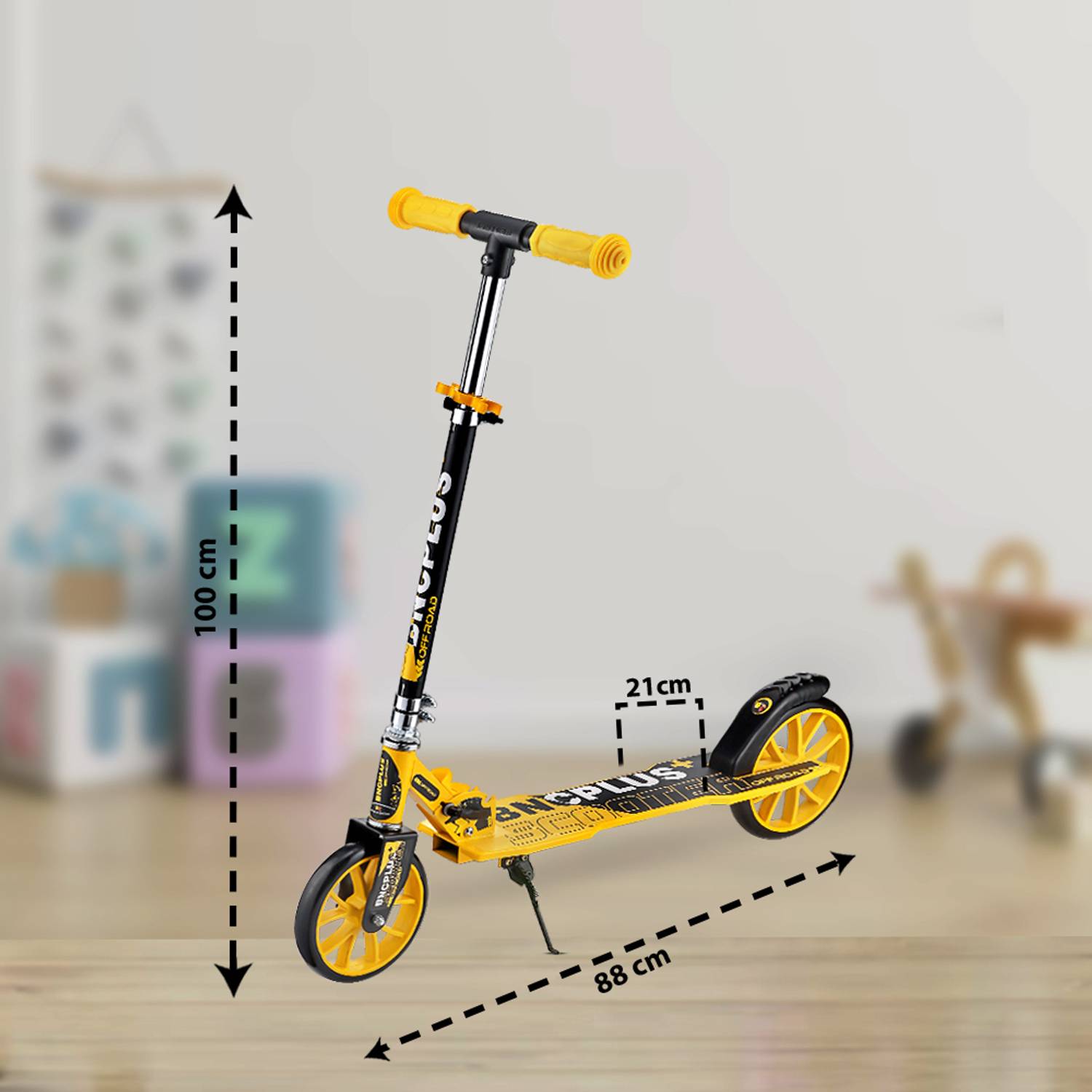 SPEEDFOX Metal Single Swing Glider Scooter - Image 2