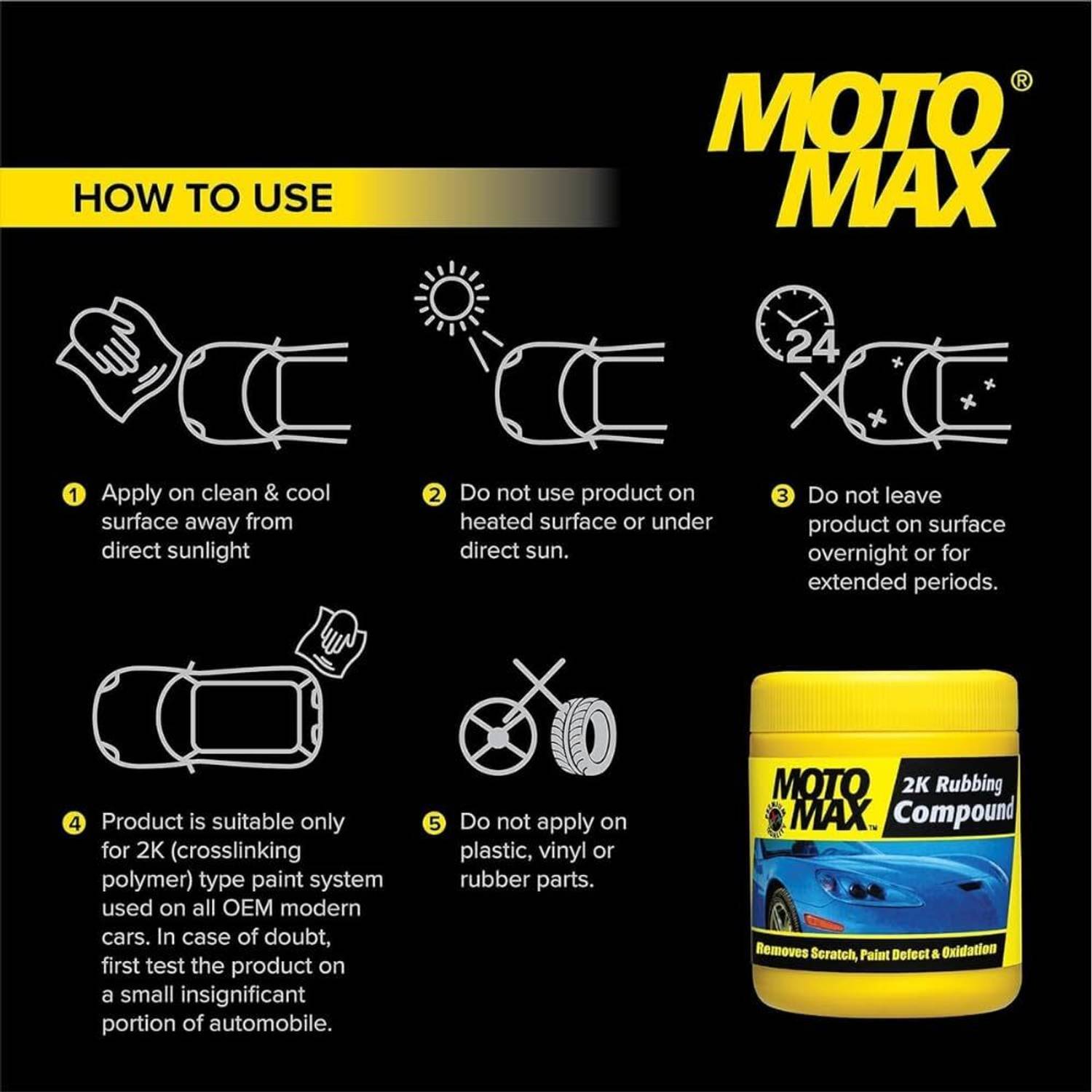 Motomax Scratch Remover Wax - Image 2