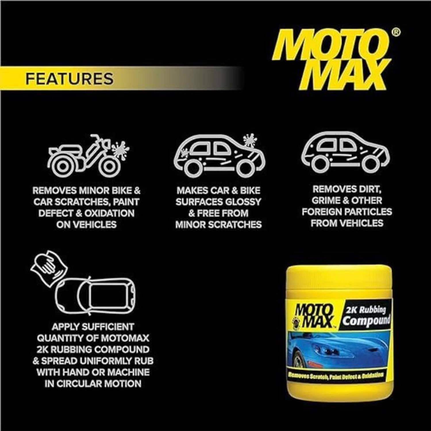 Motomax Scratch Remover Wax - Image 3