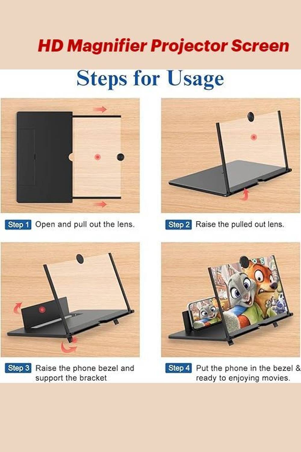 SHIVEG 12 inch HD ThunderView Screen Expander - Image 4