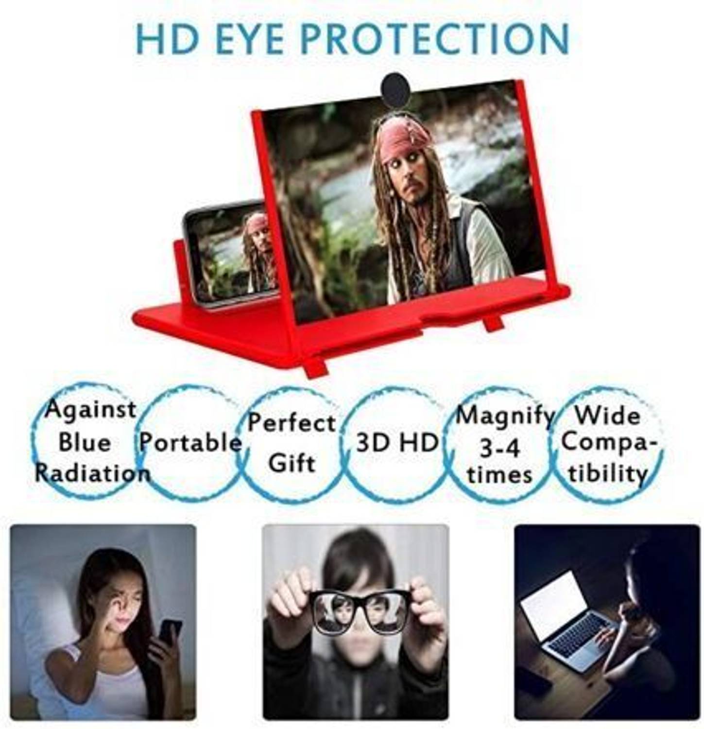 SHIVEG 12 inch Big Screen Display Expander - Image 3