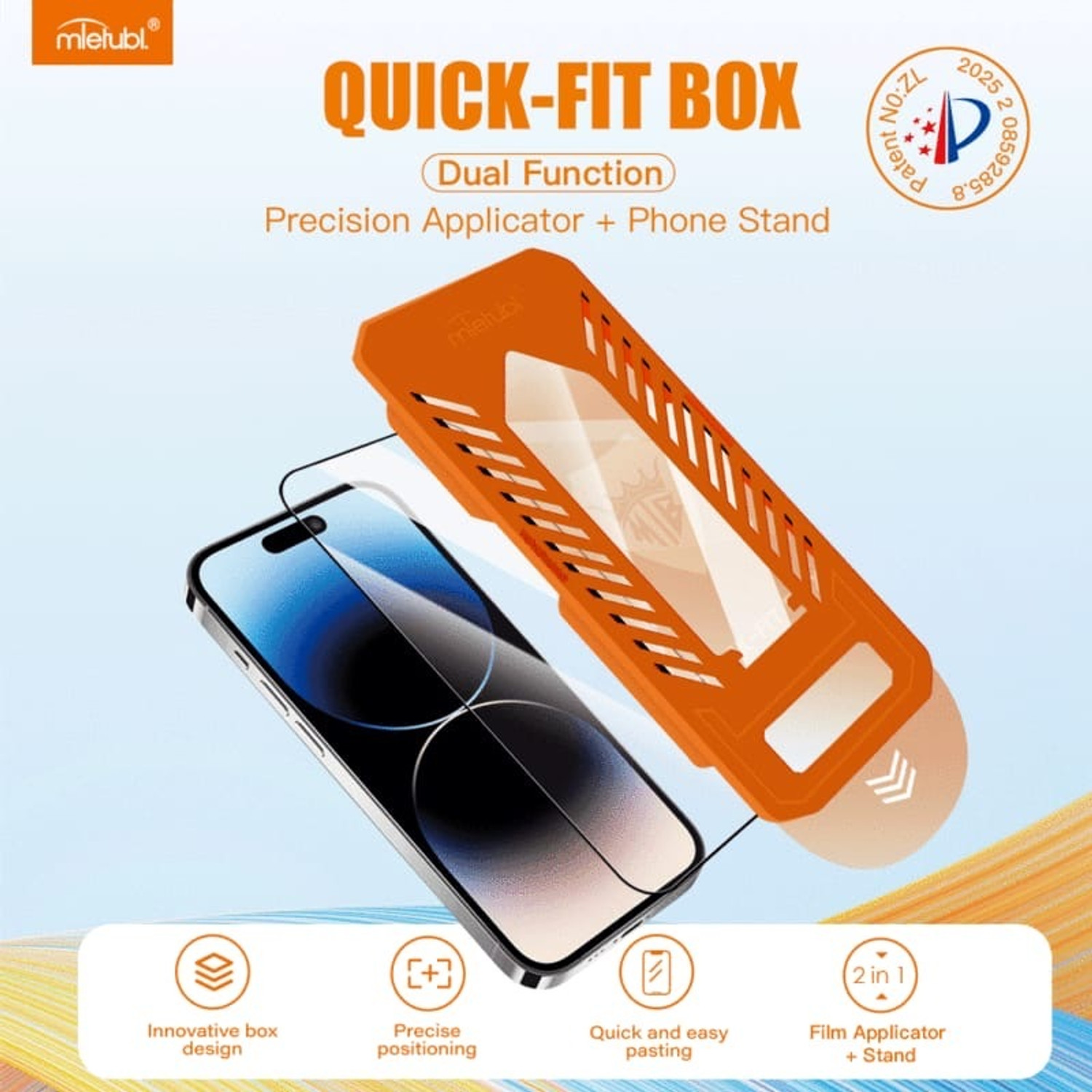 Image of MIETUBL Screen Guard with Applicator Kit for Apple iPhone 16 Pro Max