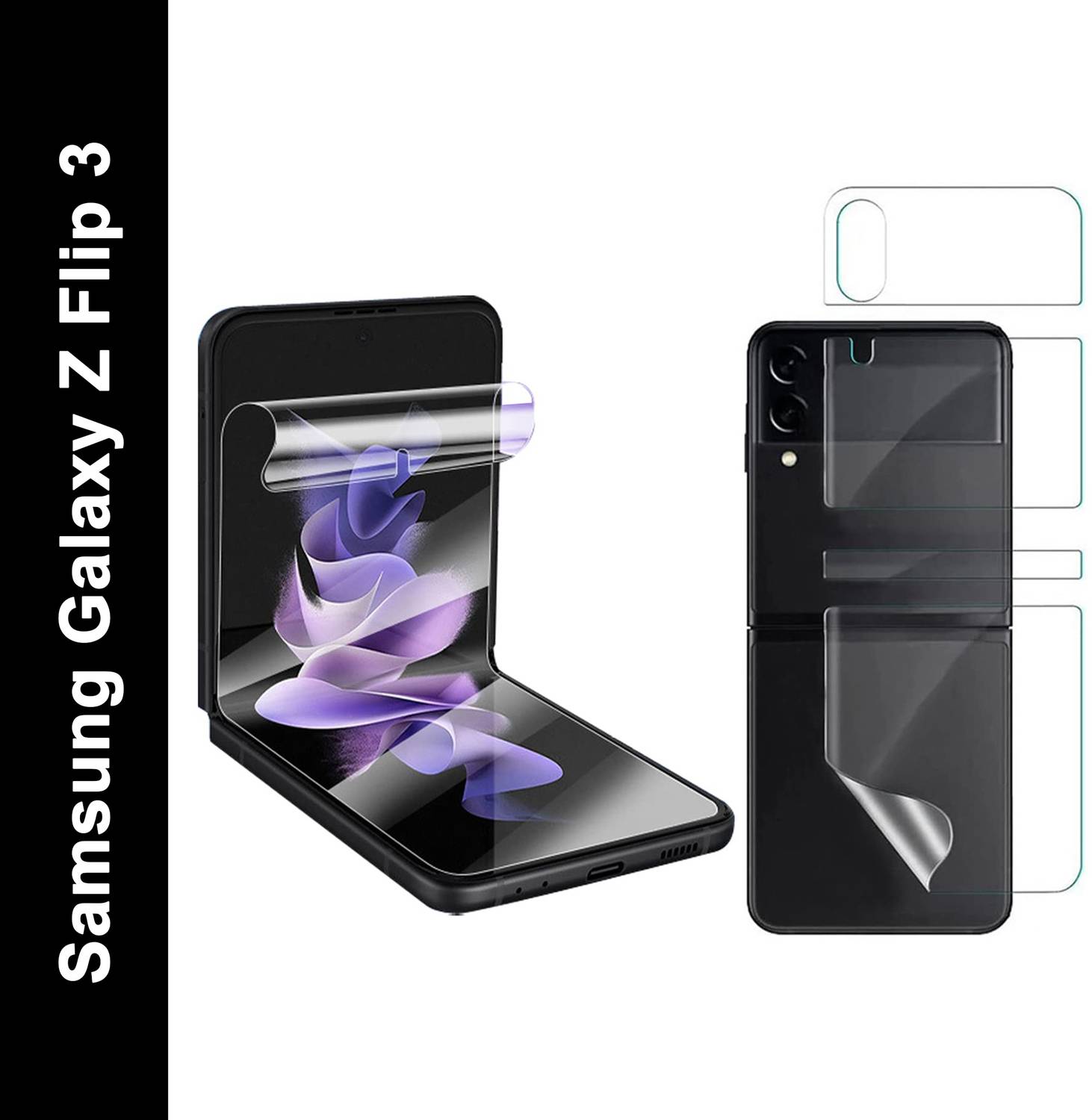 COVER CAPITAL Screen Guard for Samsung Galaxy Z Flip 3 (Pack of 1