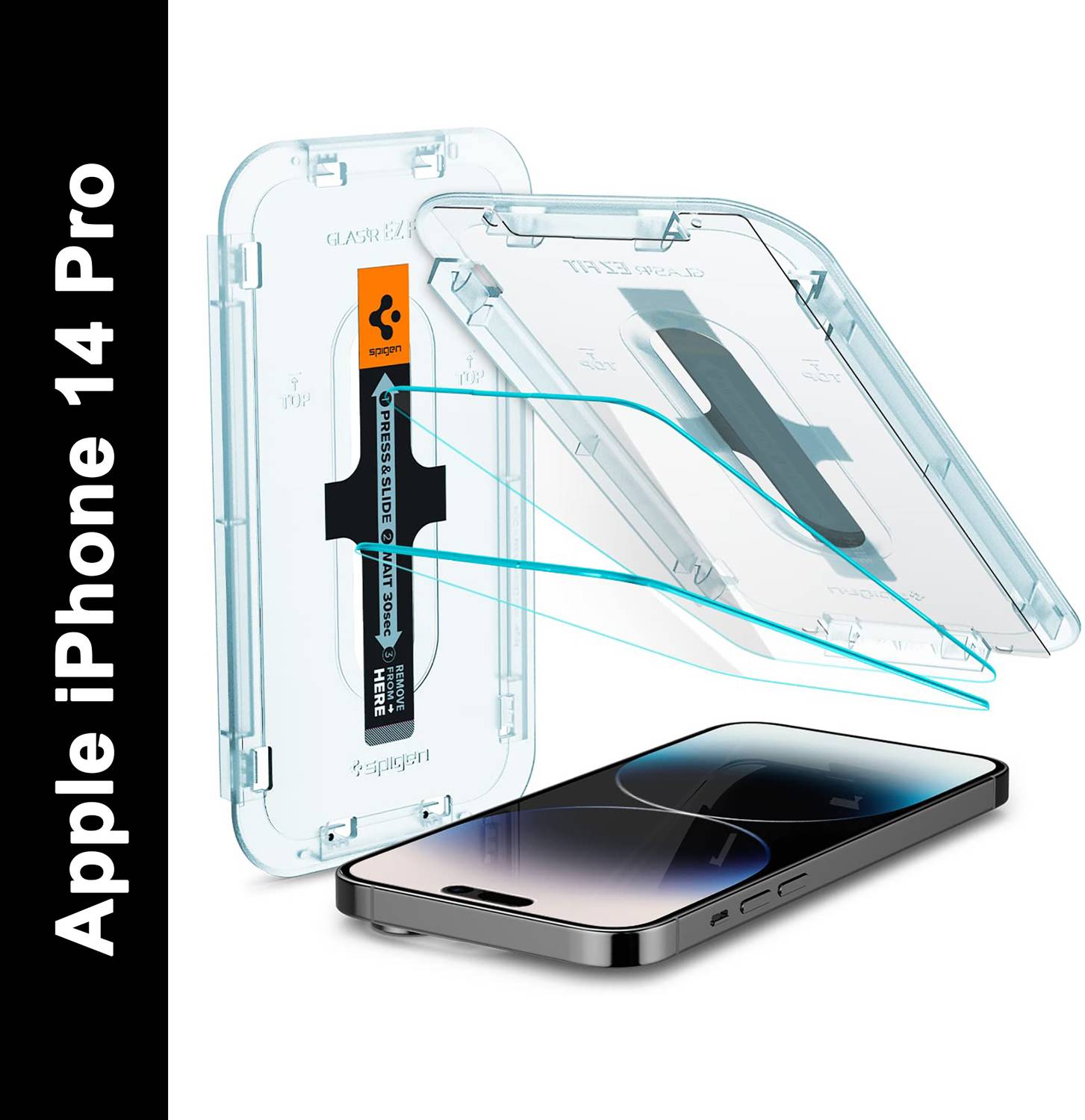 Spigen Tempered Glass Guard for Apple iPhone 14 Pro (Pack of 2)