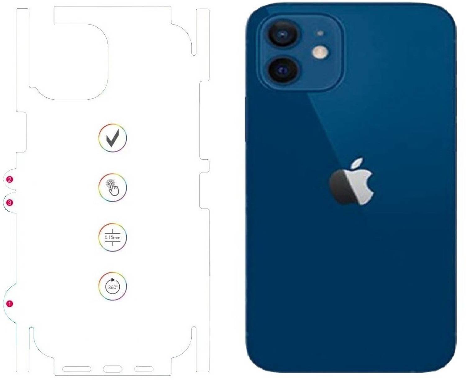 A3sprime Back Screen Guard for Apple iPhone 11