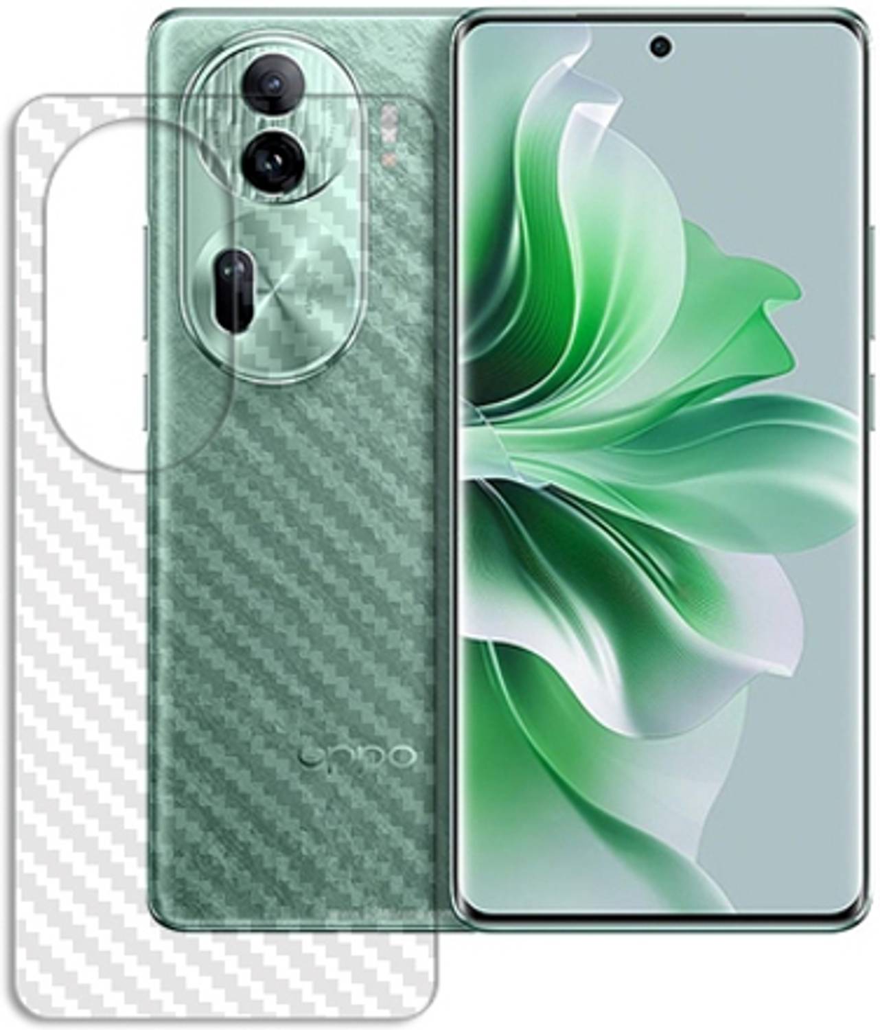 ARBAN Back Screen Guard for Oppo Reno11 Pro BACK CARBON FIBER SKIN