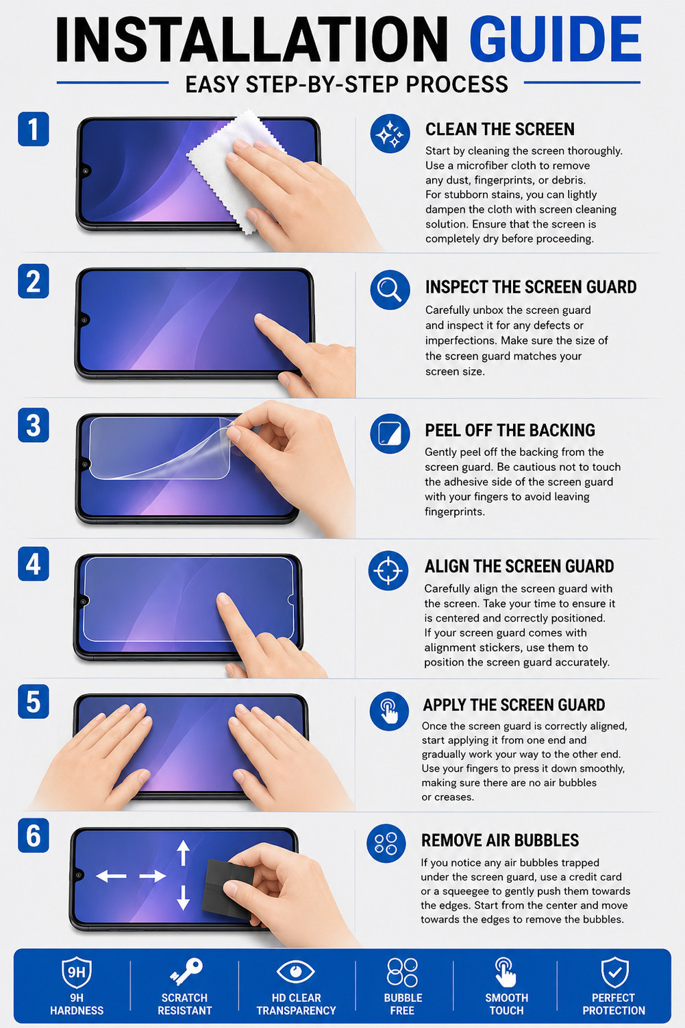 Image of Kabeira Back Screen Guard for vivo S2 5G