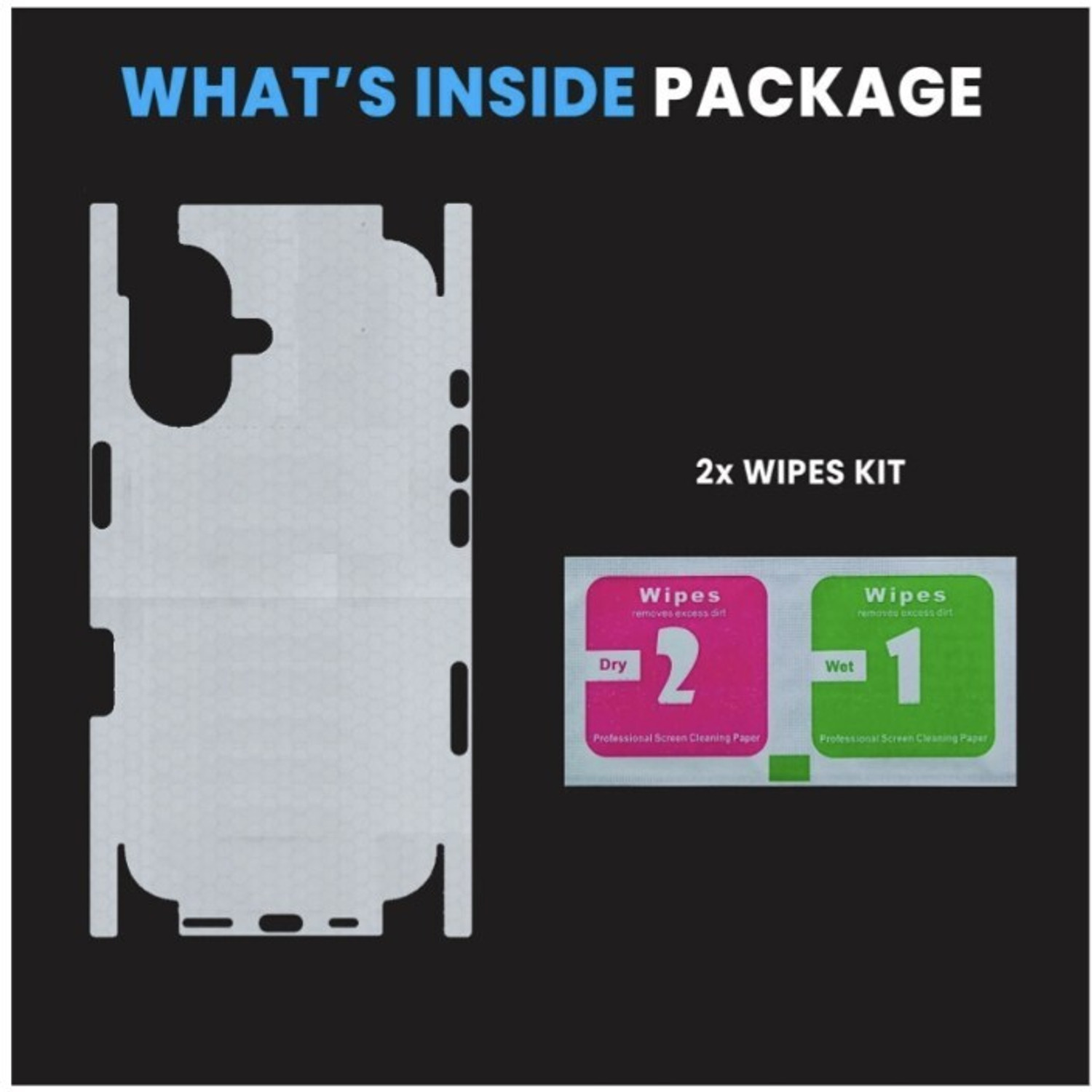 Image of YessMess Back Screen Guard for Realme 15T 5G, 15T 5G