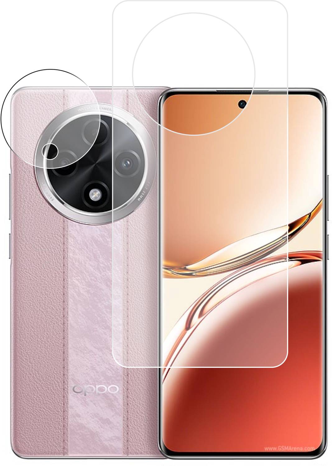 FINCH Back Screen Guard for Oppo F27 Pro PLUS 5G, Oppo F25 Pro+ 5