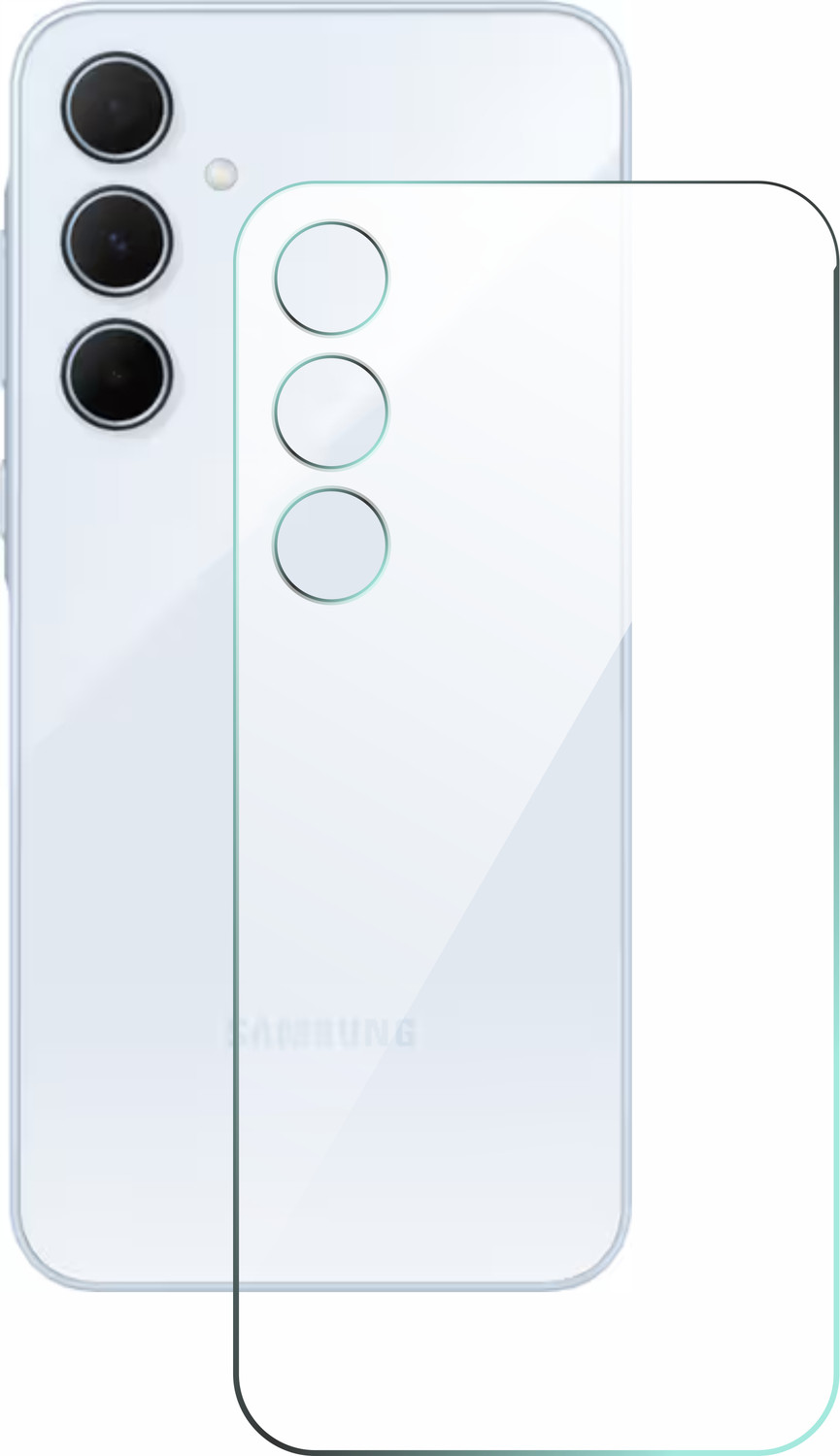 Image of SHAKU Back Tempered Glass for samsung a35 Back Screen Guard