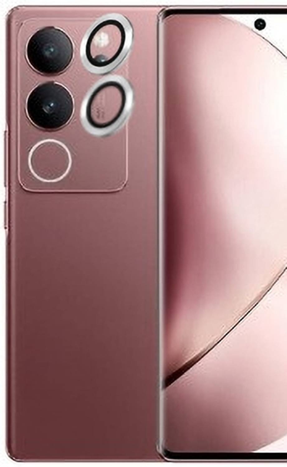 A3sprime Camera Lens Protector for vivo V29 5G, V29 Pro 5G, (Color - Silver)
