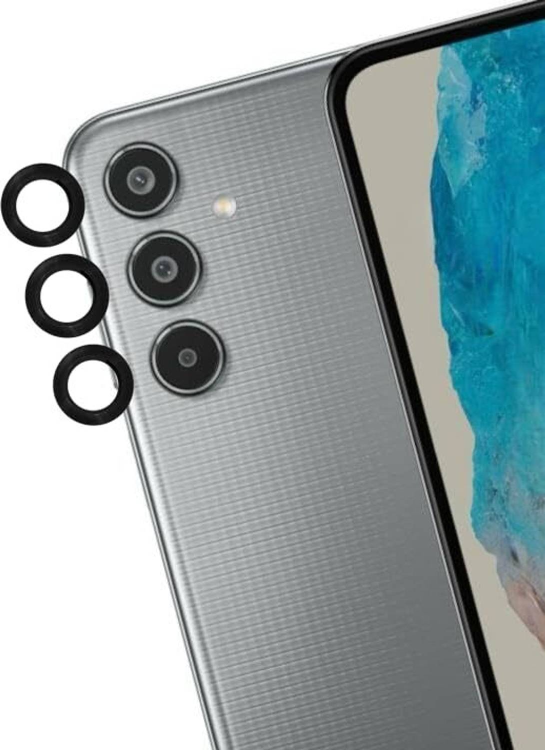 A3sprime Camera Lens Protector for SAMSUNG Galaxy M35 5G |Edge to Edge Full Coverage 9H Surface Hardness Tempered Glass Ring Guard Camera Protector| Set of 1 Pairs