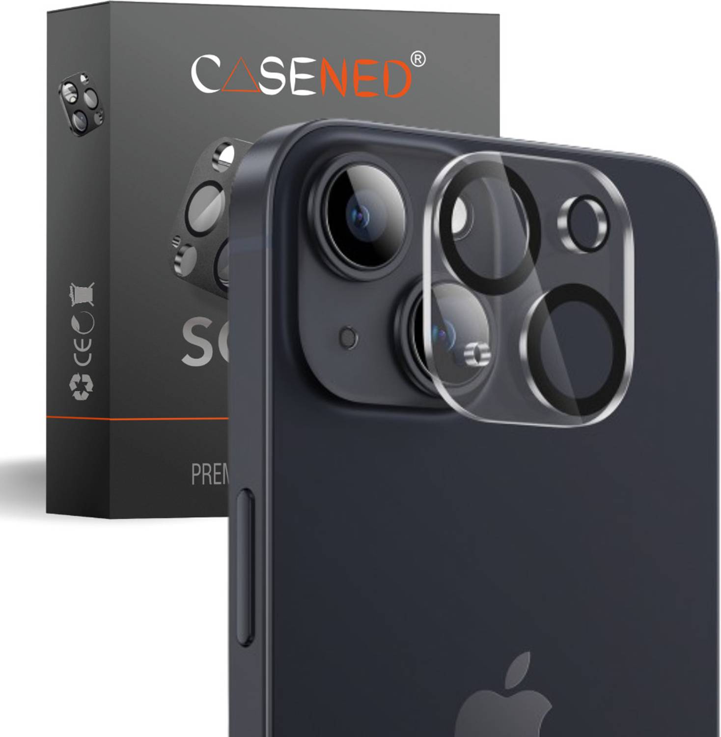 CASENED Camera Lens Protector for Apple iPhone 15 Plus / iPhone 1
