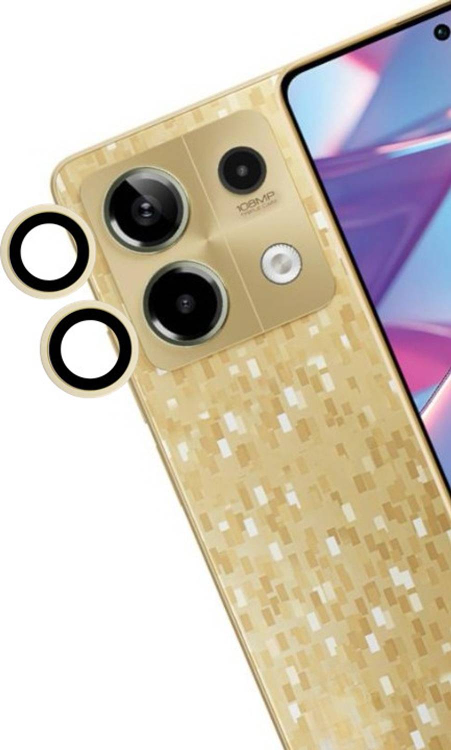 A3sprime Camera Lens Protector for REDMI Note 13 5G, Note 13 Pro 5G, |Full Coverage 9H Surface Hardness Tempered Glass Ring Guard Camera Protector|